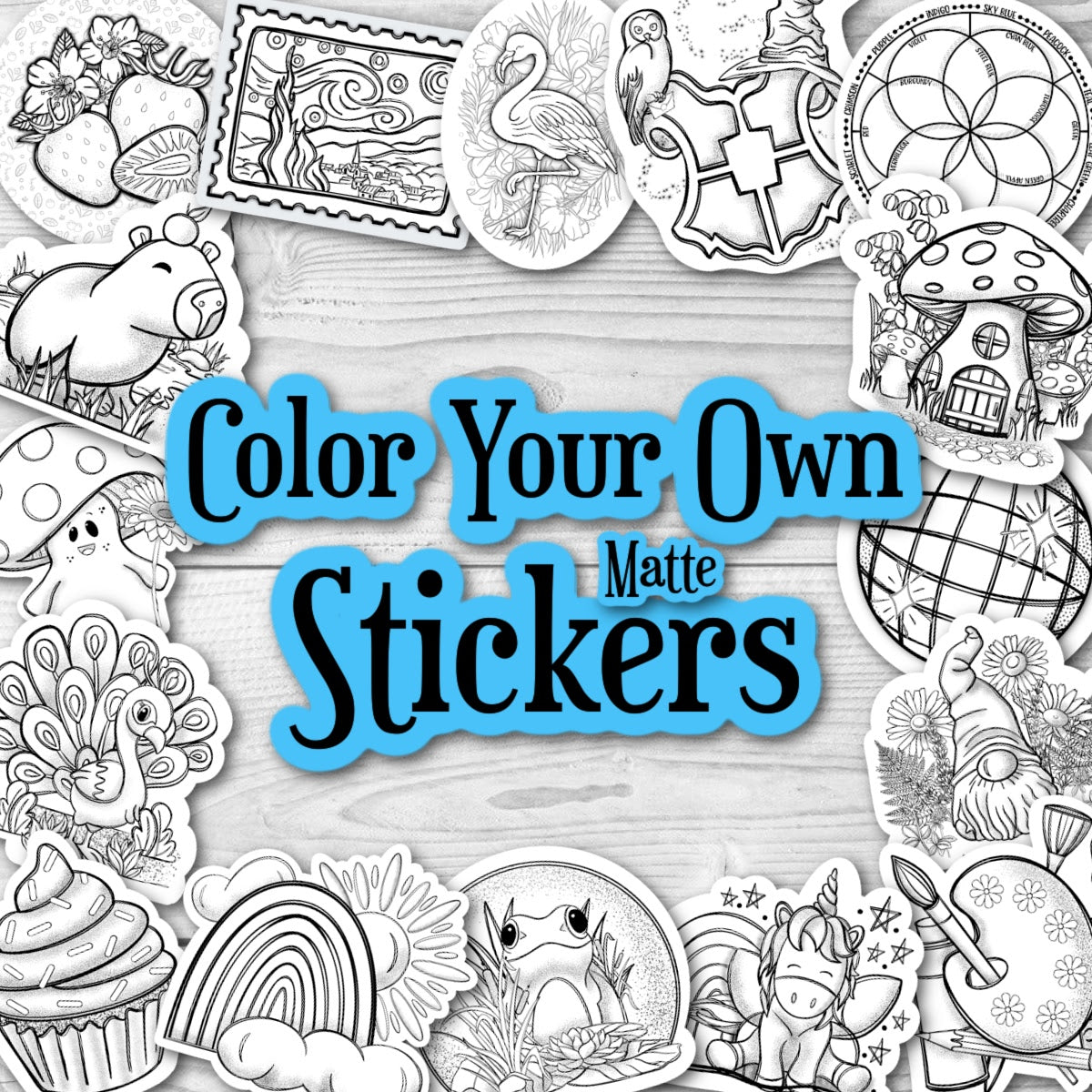 Color Your Own Stickers