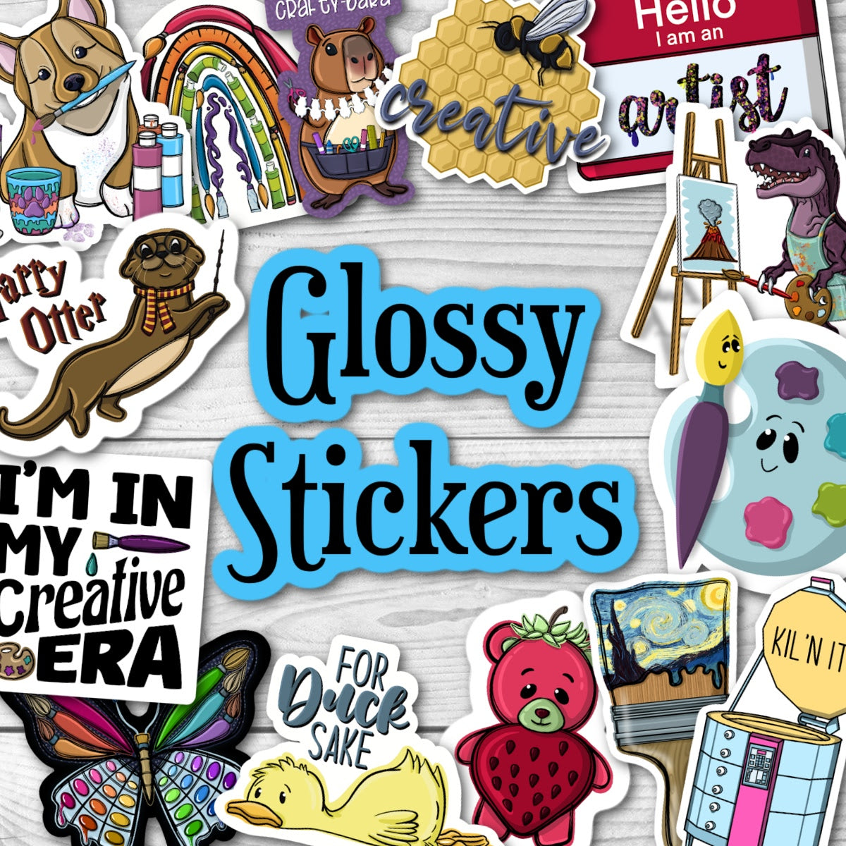 All Glossy Stickers