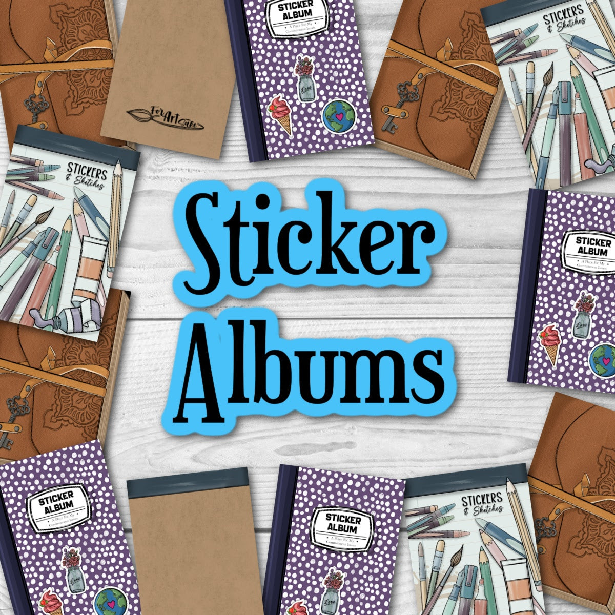 Restickable Sticker Albums