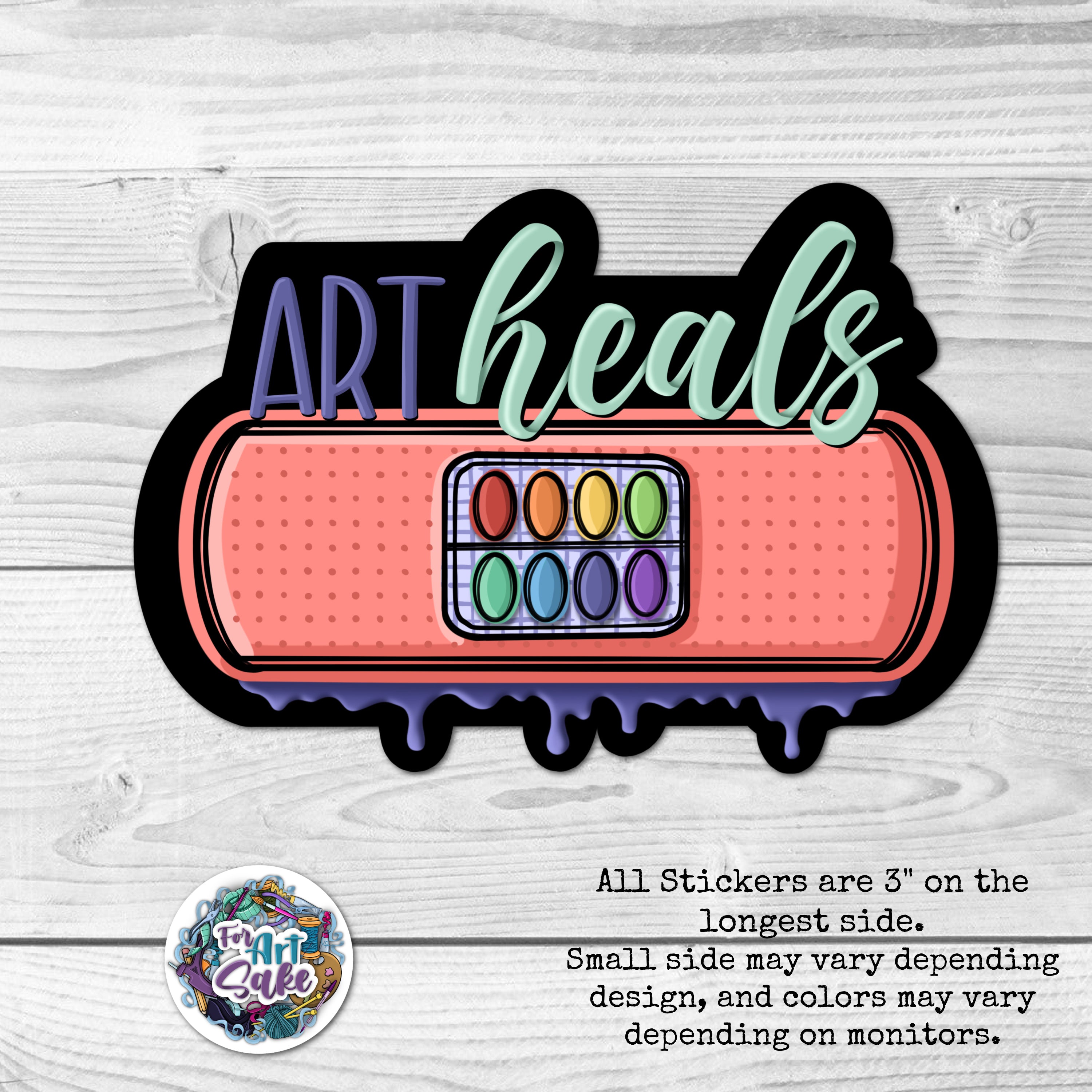 Art Heals Sticker