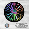 Art Wheel Sticker