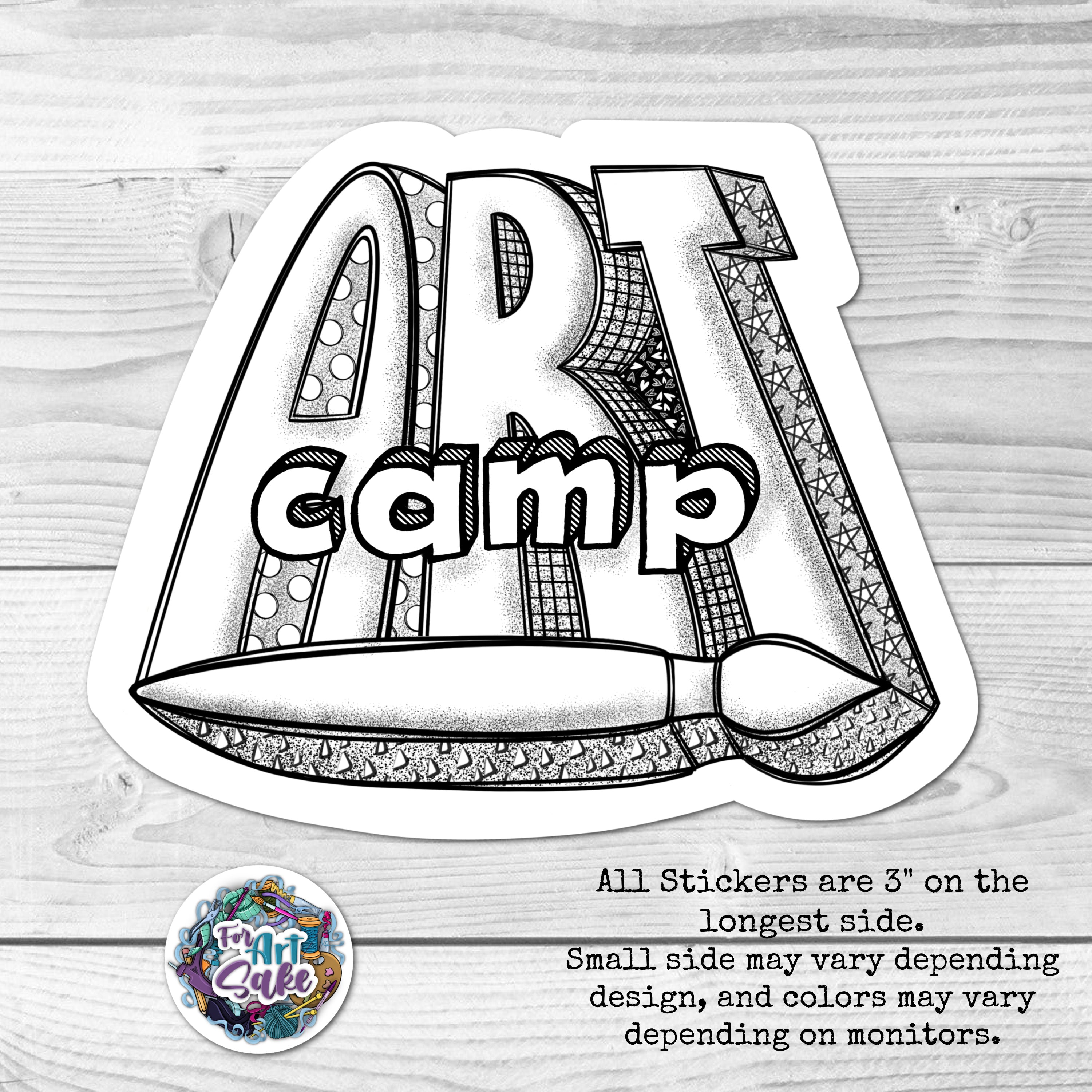 Art Camp CYO Sticker