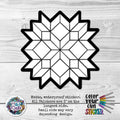 Barn Quilt CYO Sticker