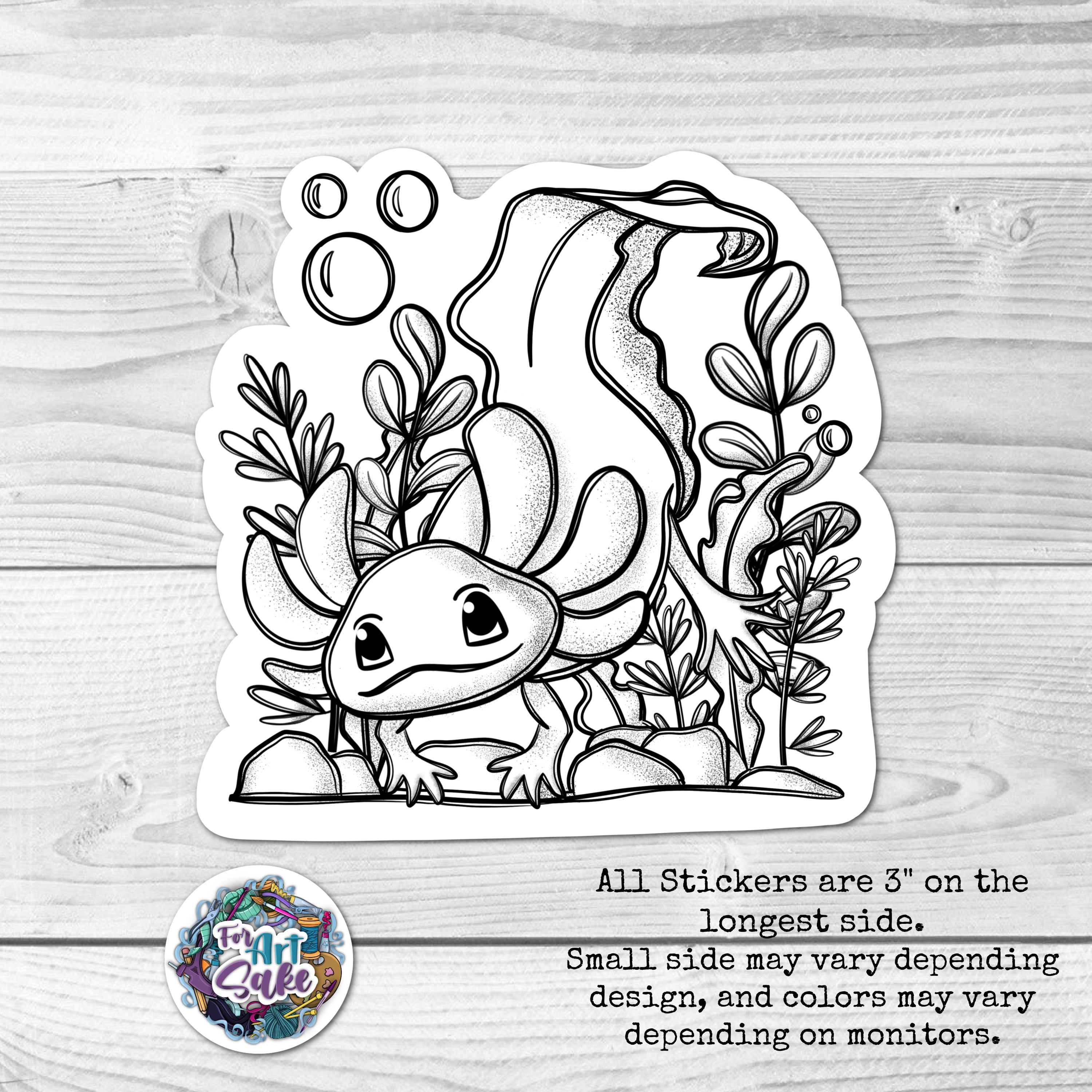 Axolotl CYO Sticker