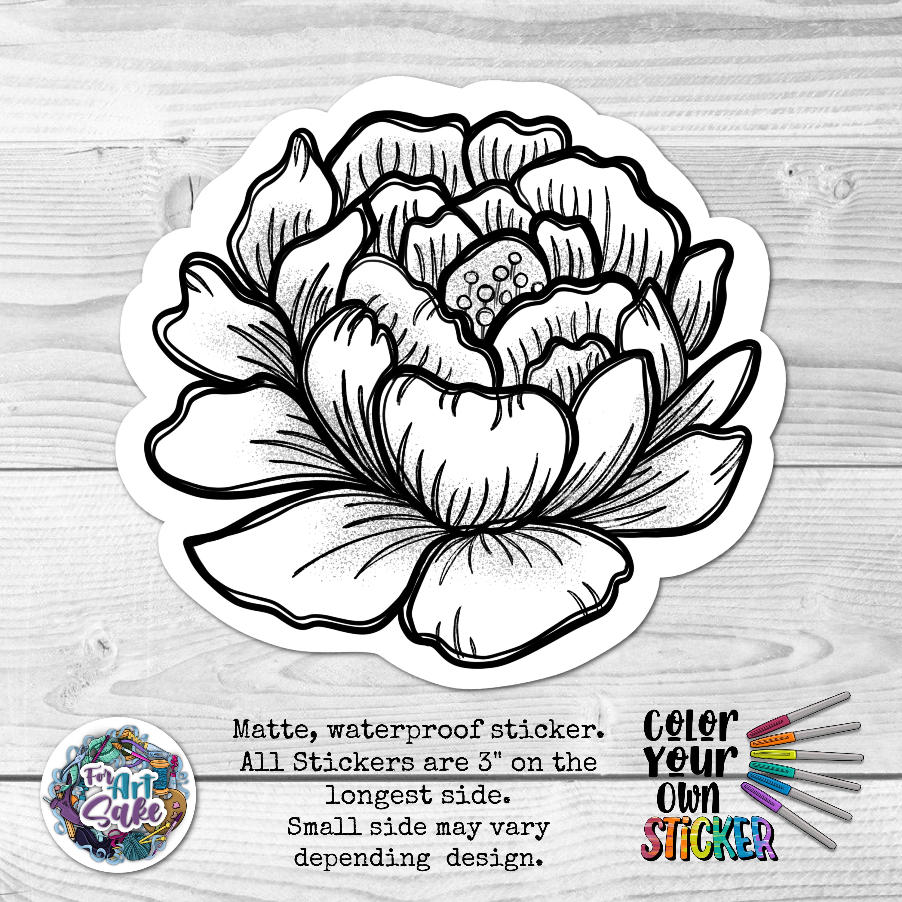 Bloom CYO Sticker