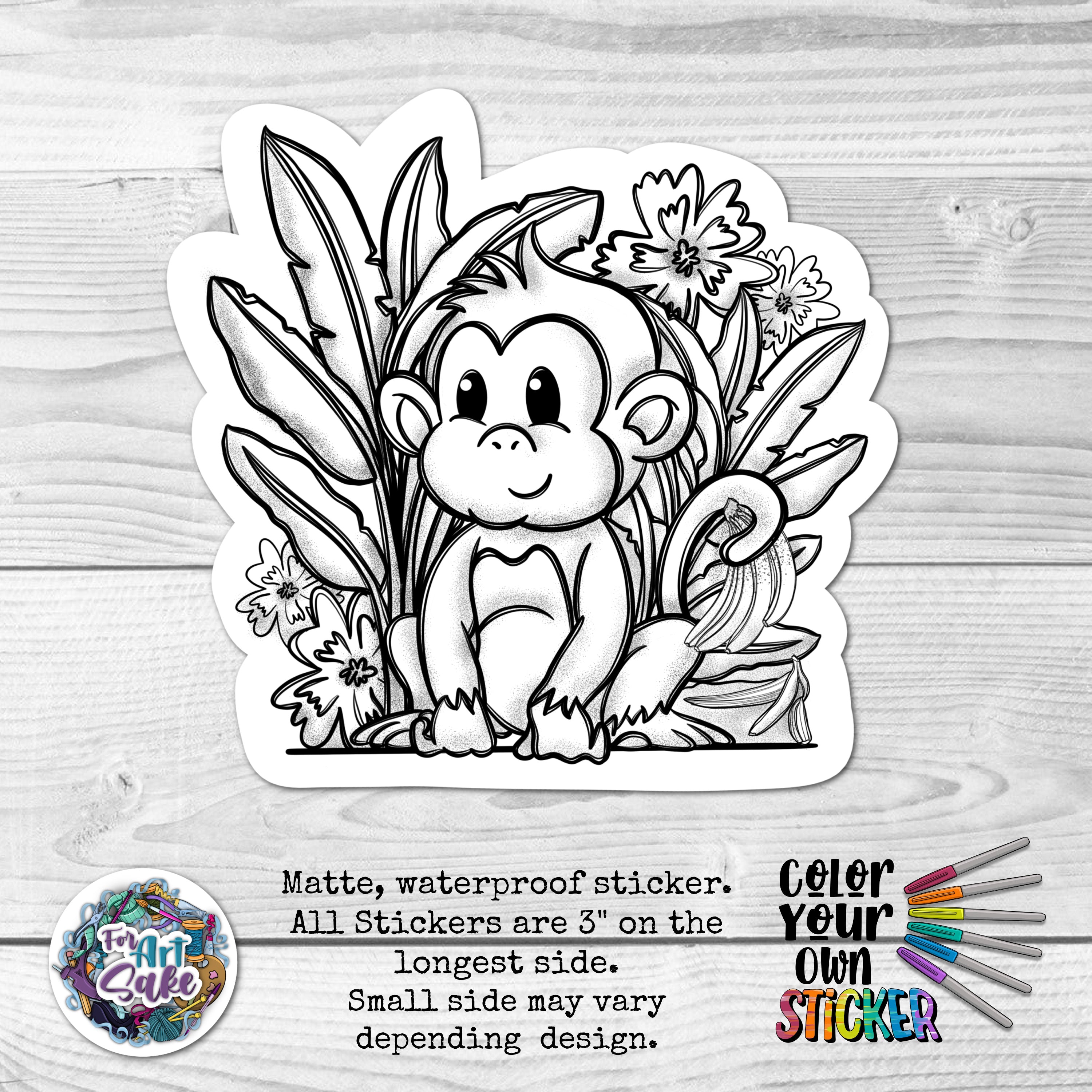 Monkey CYO Sticker