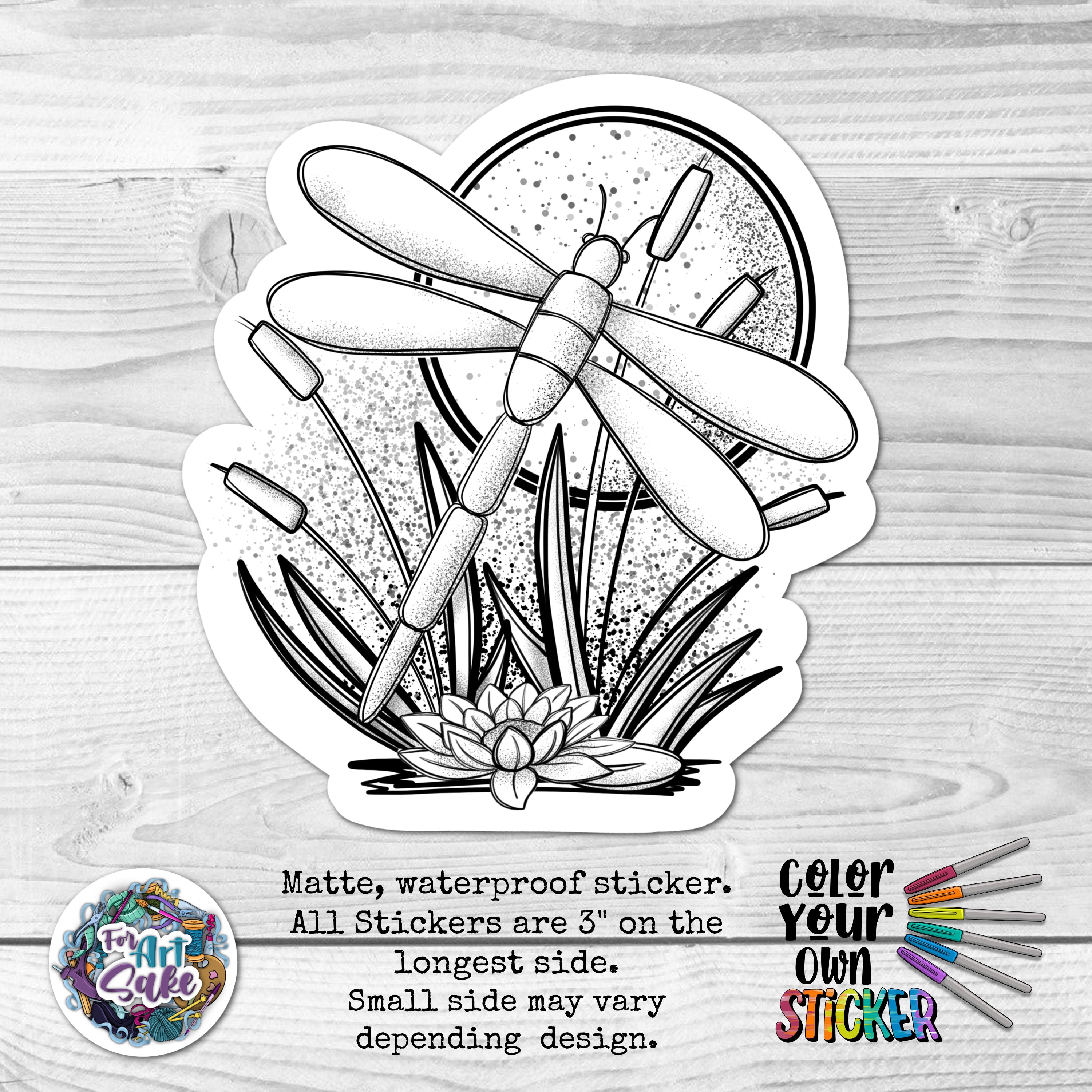 Dragonfly CYO Sticker