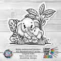 Elephants CYO Sticker