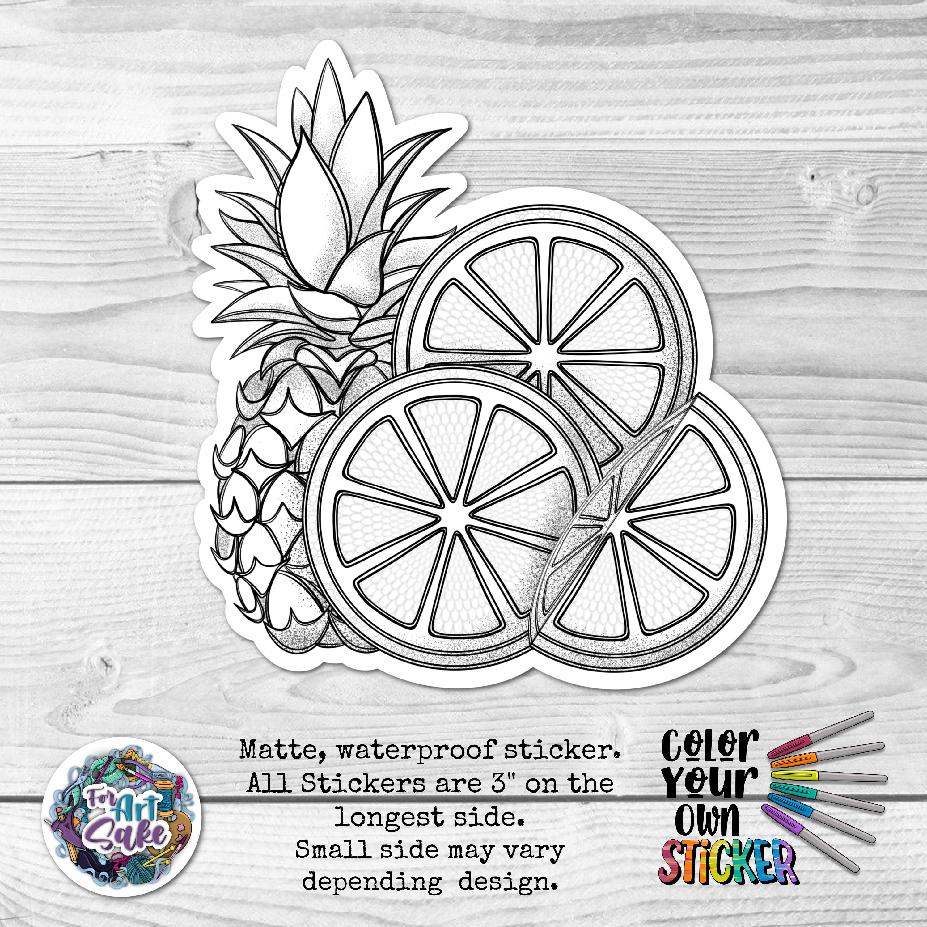 Fruity CYO Sticker