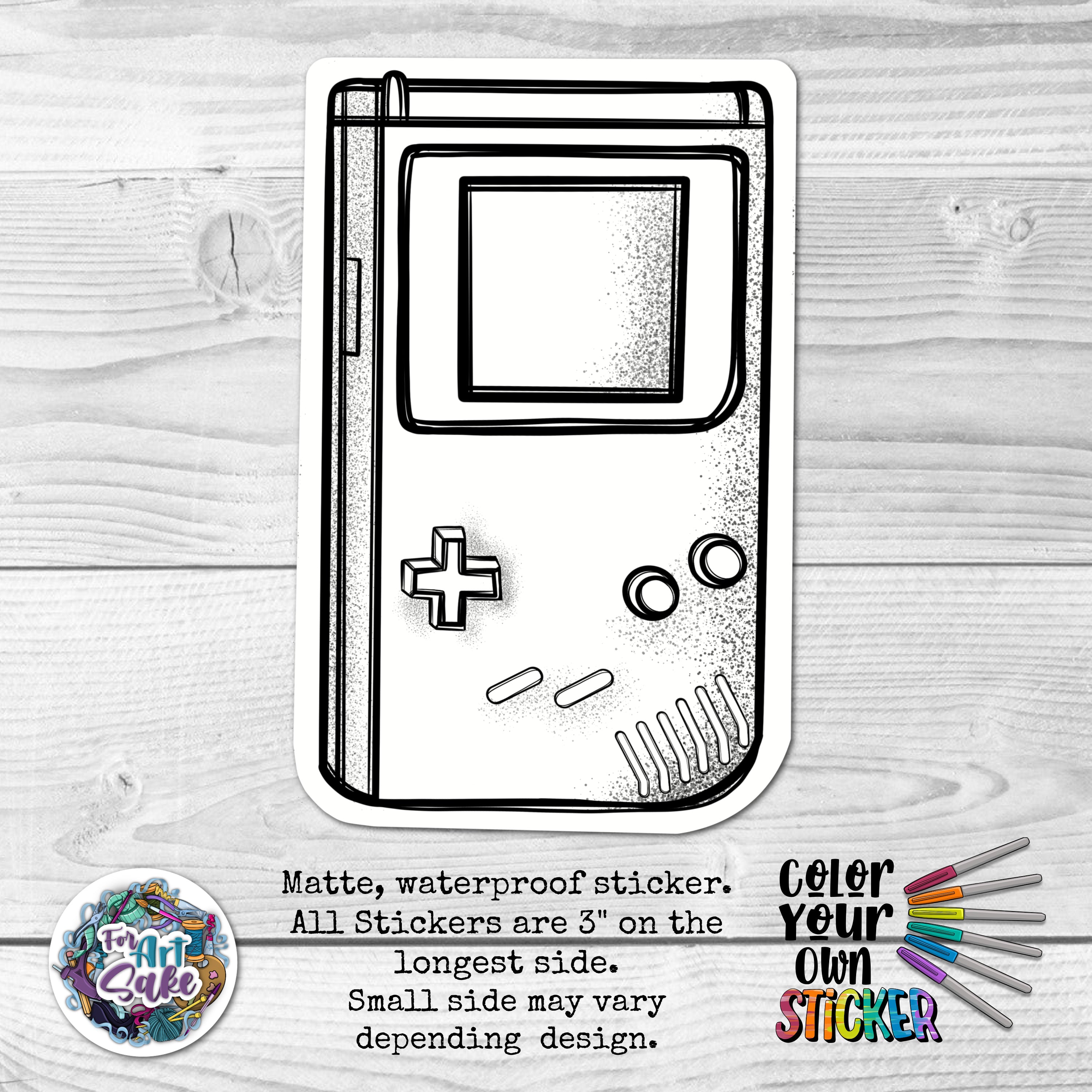 Game Box CYO Sticker