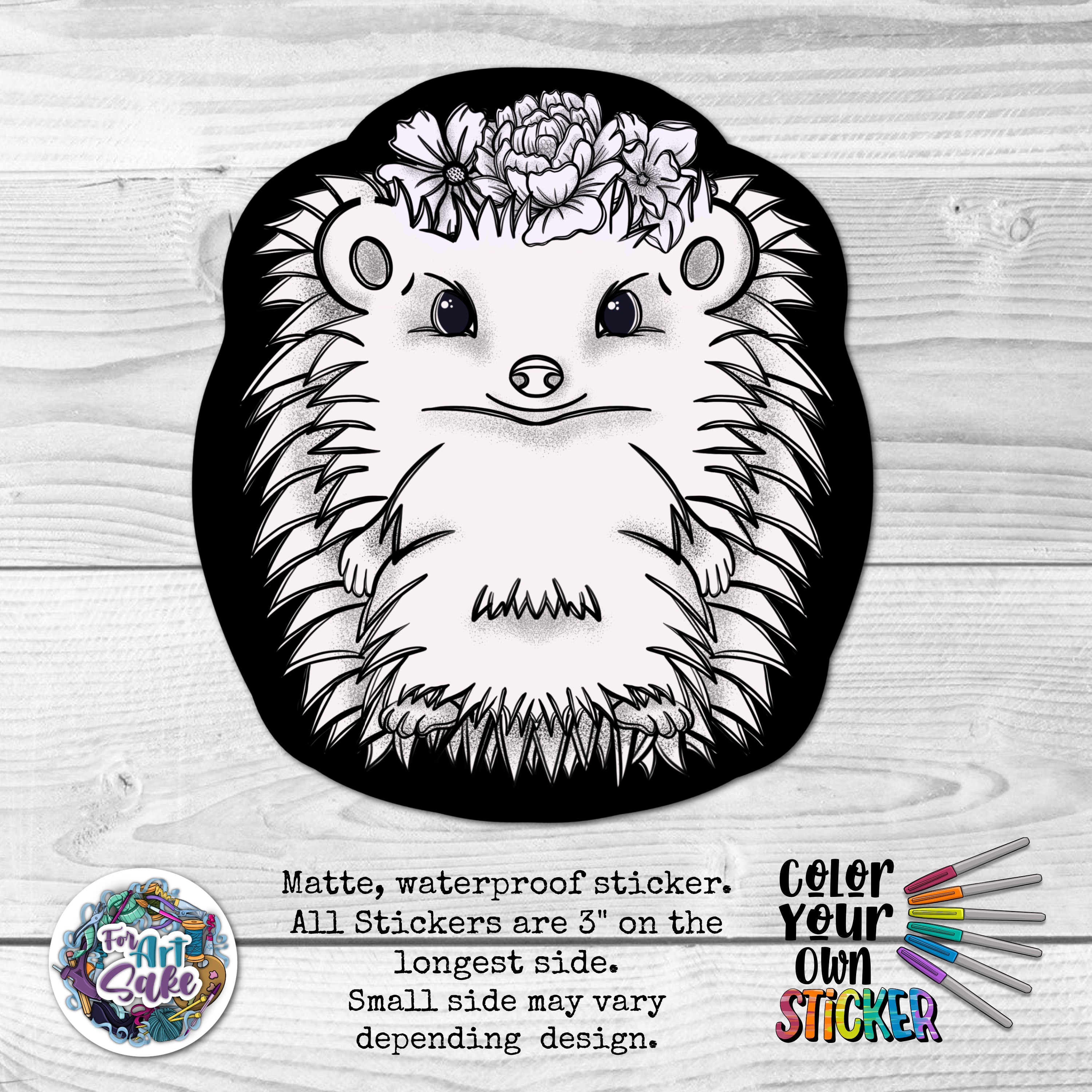 Hedgehog CYO Sticker