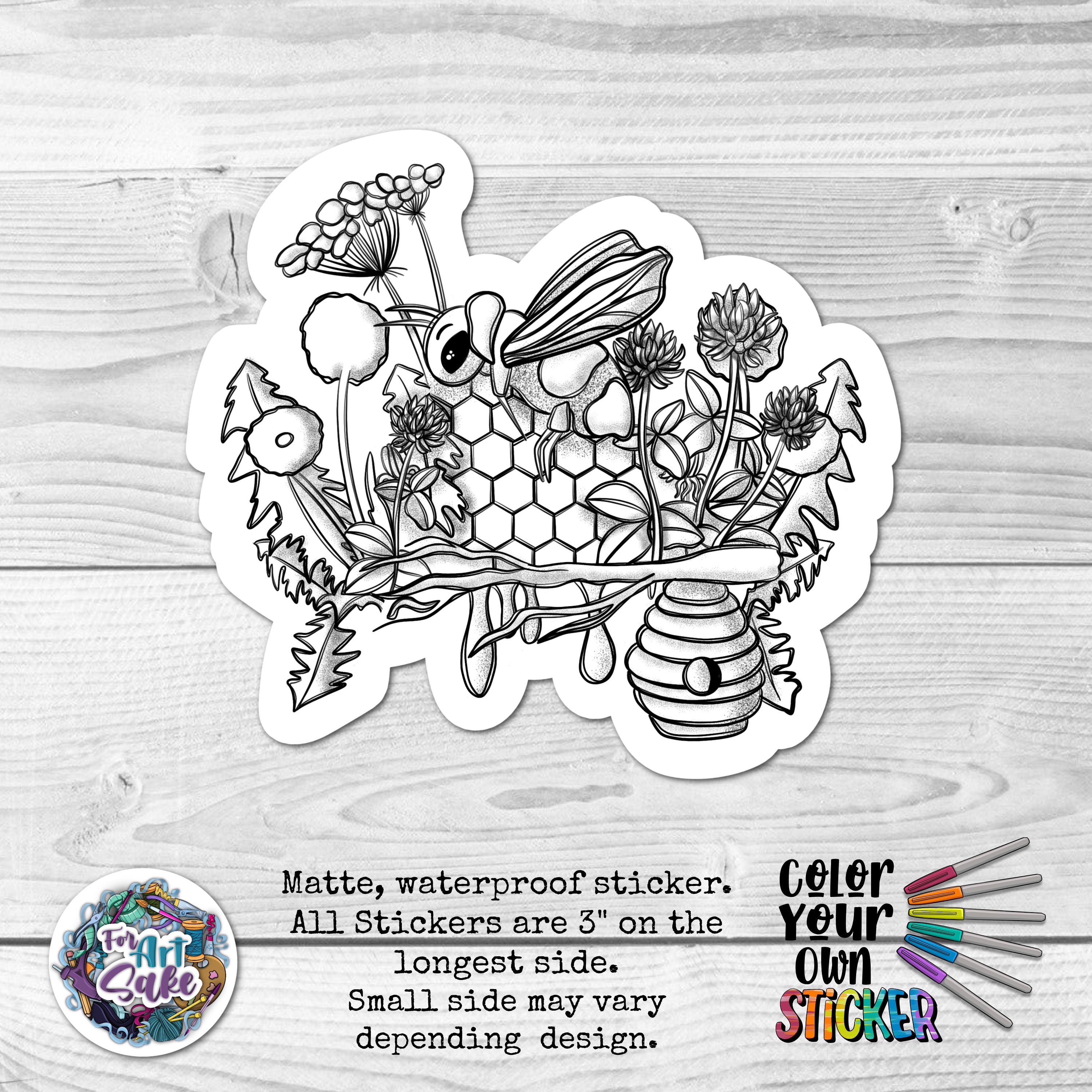 Honey Bee CYO Sticker