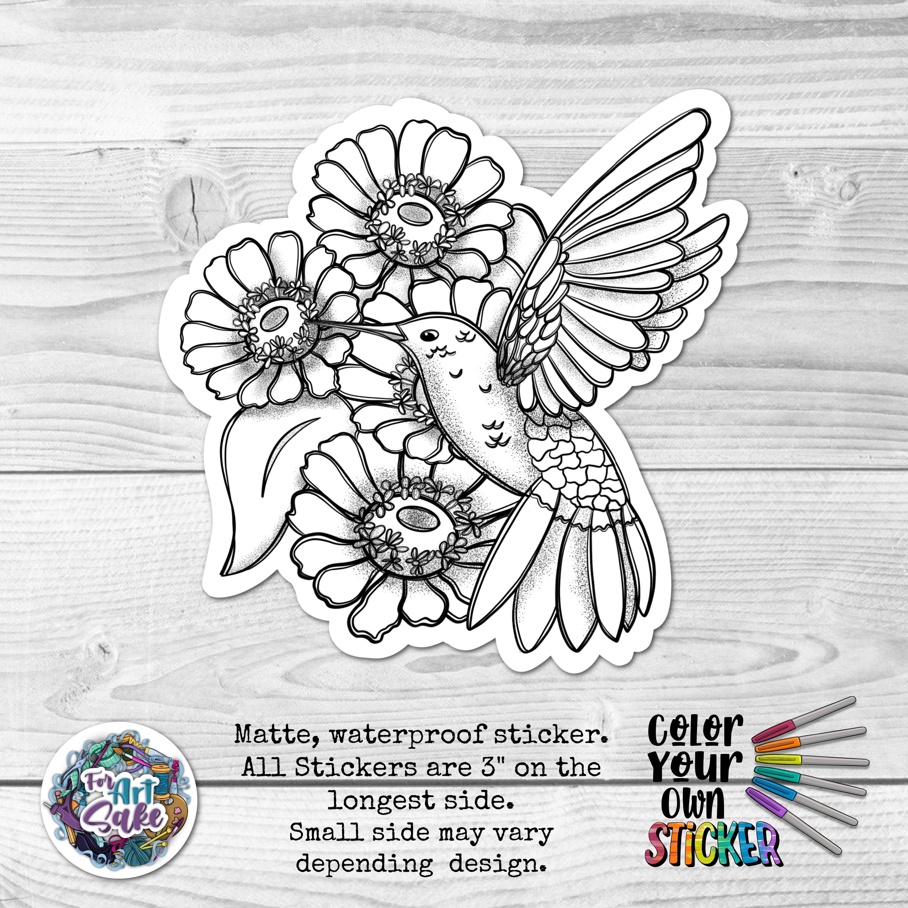 Hummingbird CYO Sticker