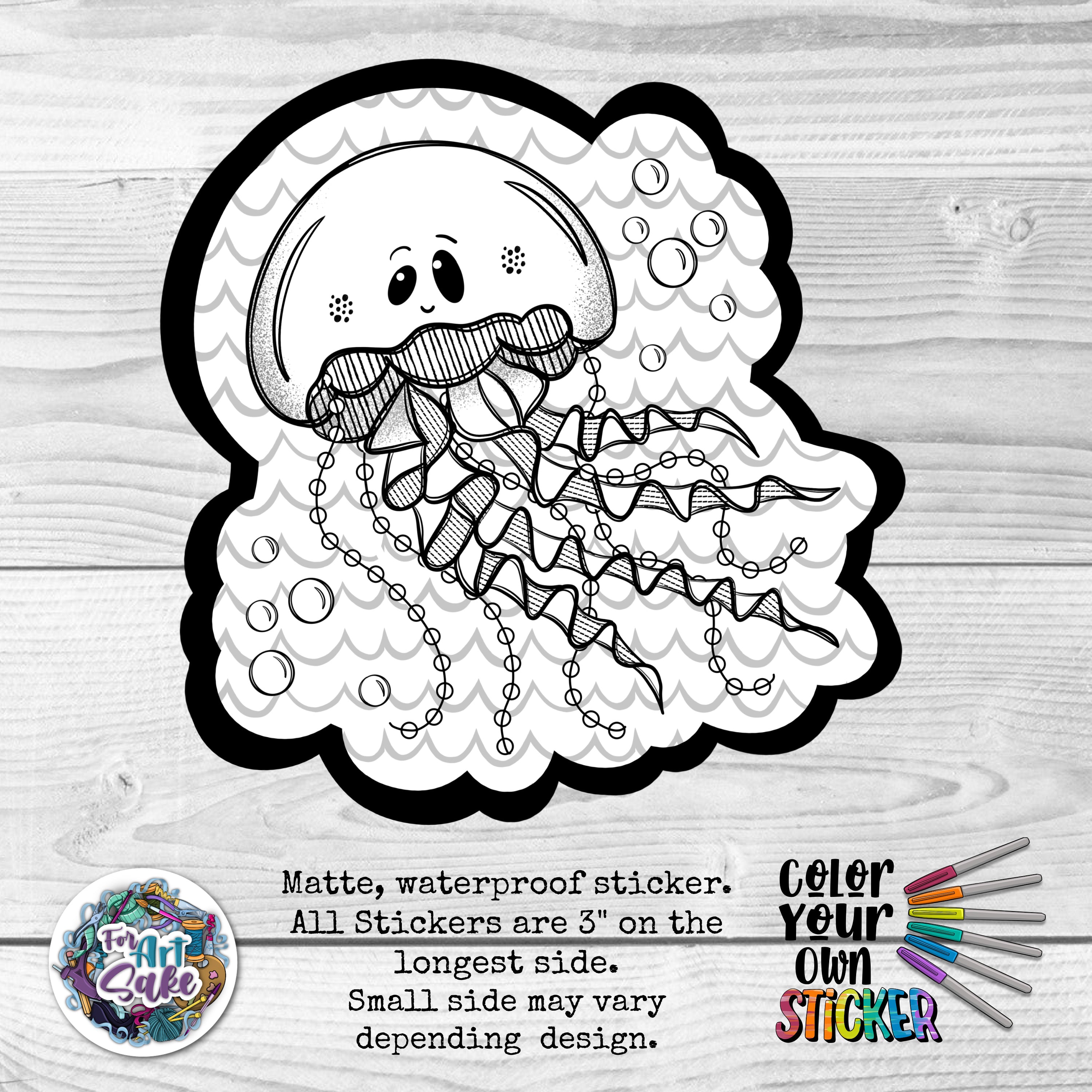 Jellyfish CYO Sticker