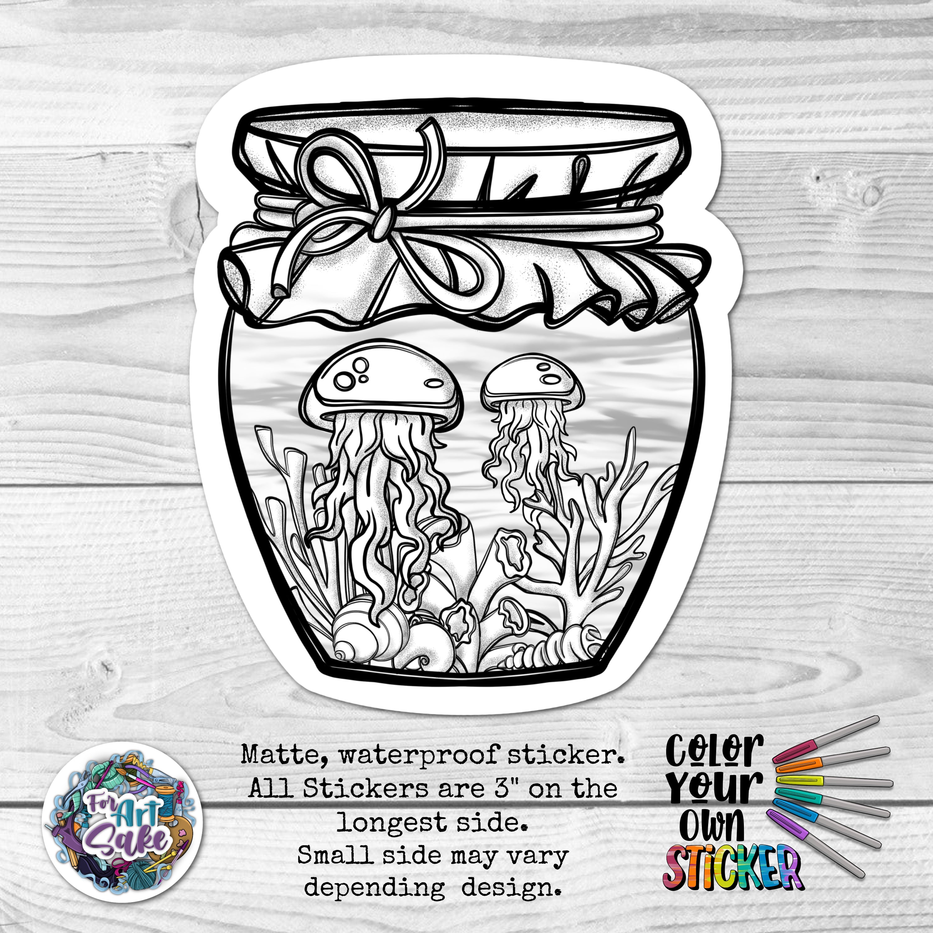 Jelly Jar CYO Sticker