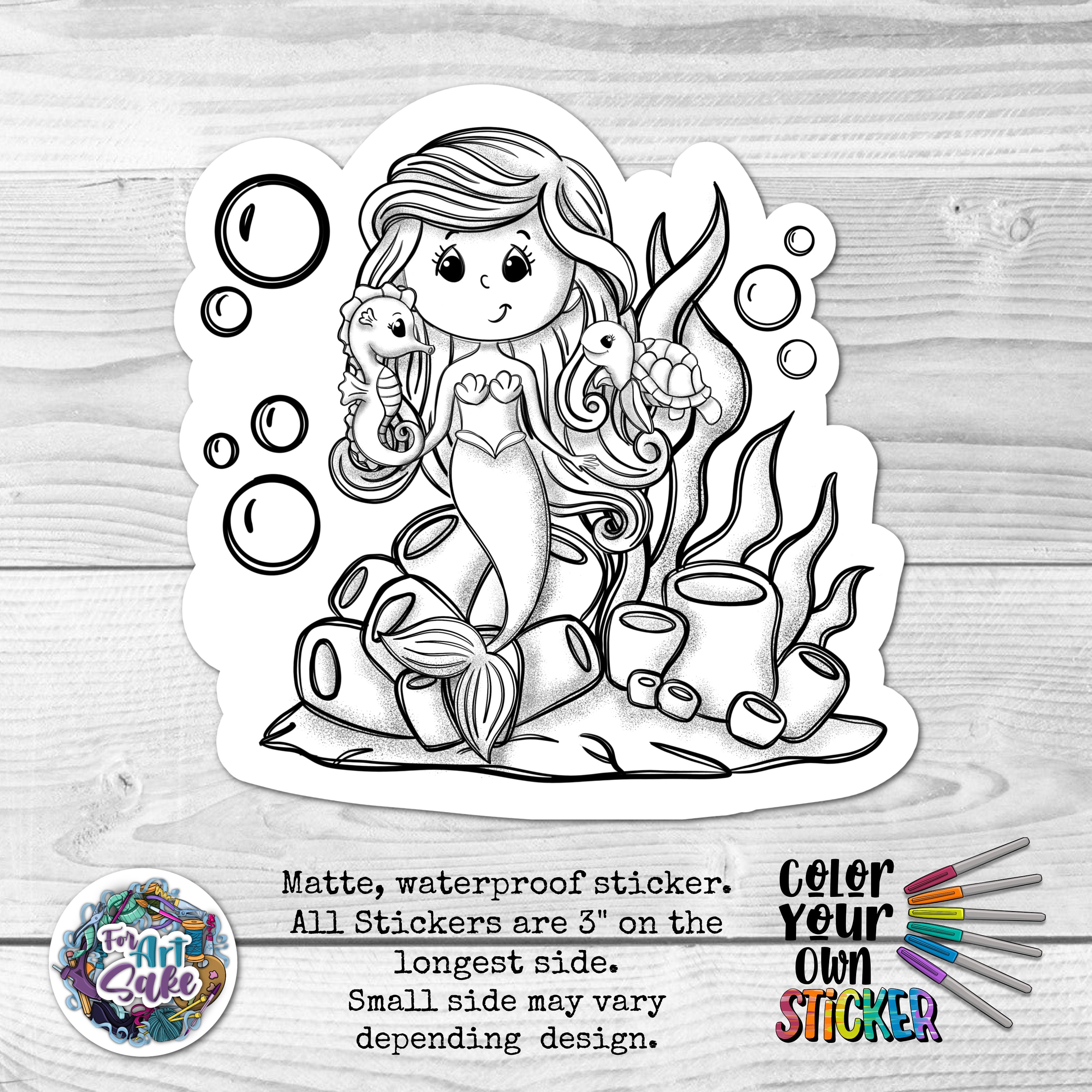 Mermaid CYO Sticker