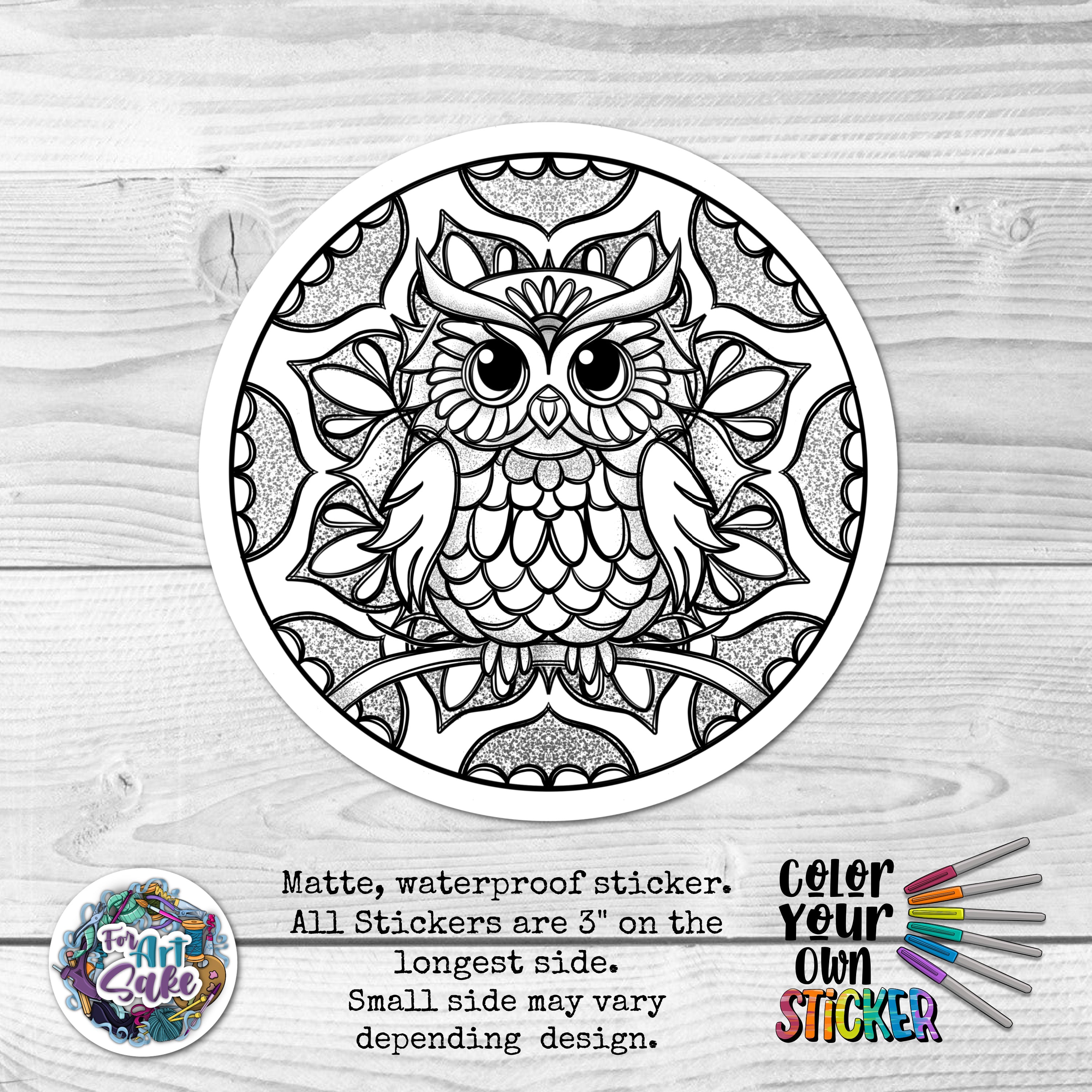 Owl CYO Sticker