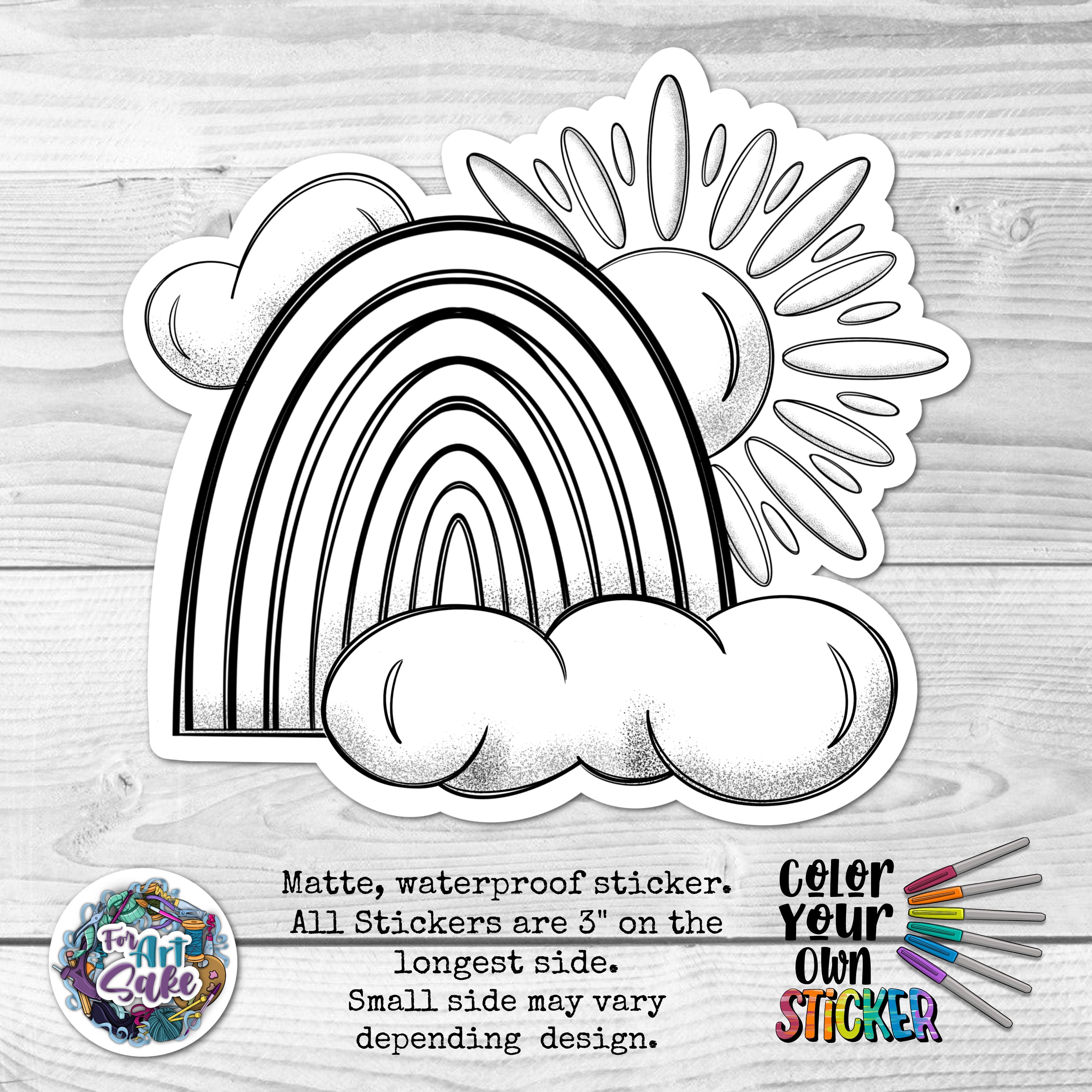 Rainbow CYO Sticker