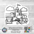 Sandcastle CYO Sticker