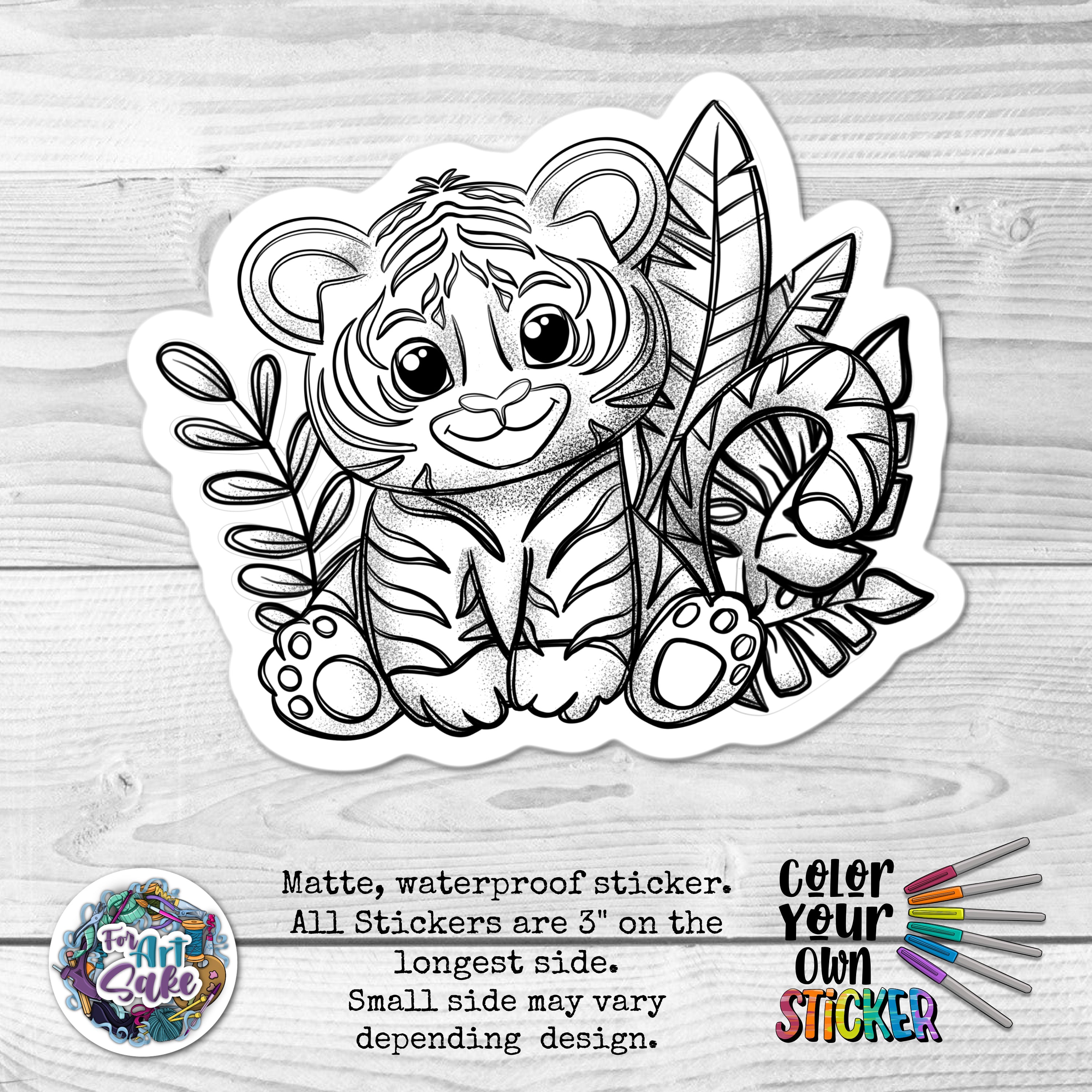 Tiger CYO Sticker