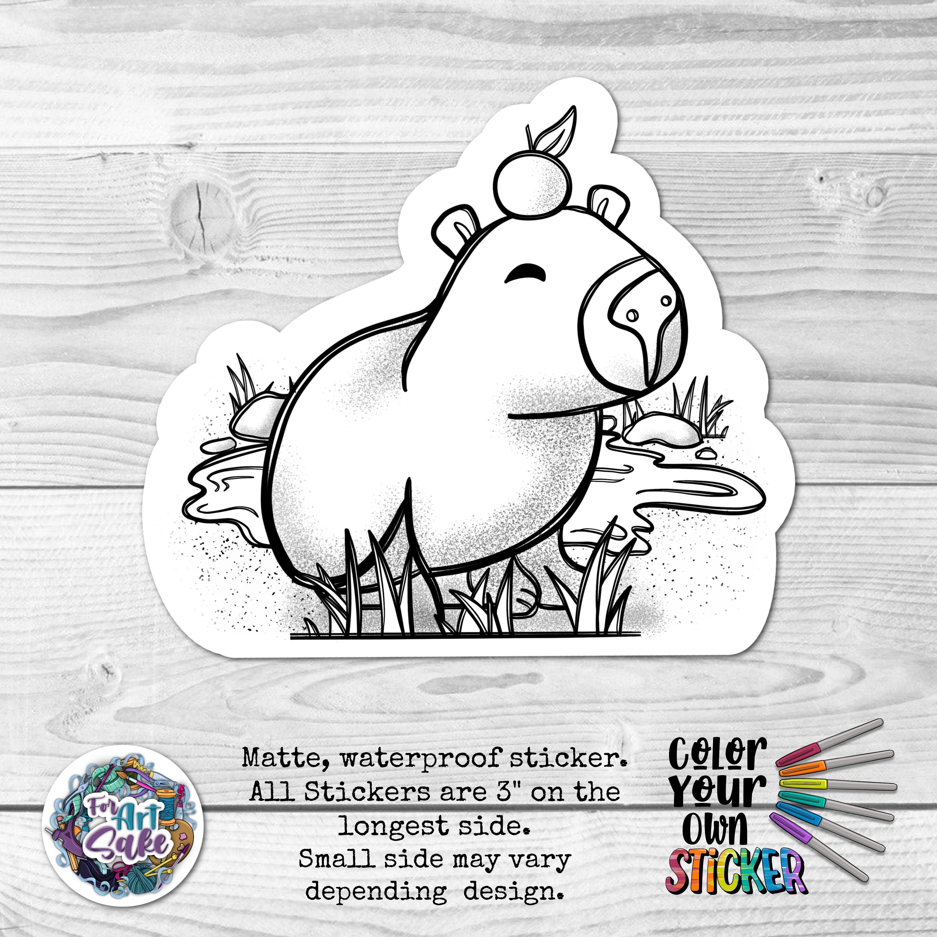 Capybara CYO Sticker