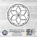 Color Wheel CYO Sticker
