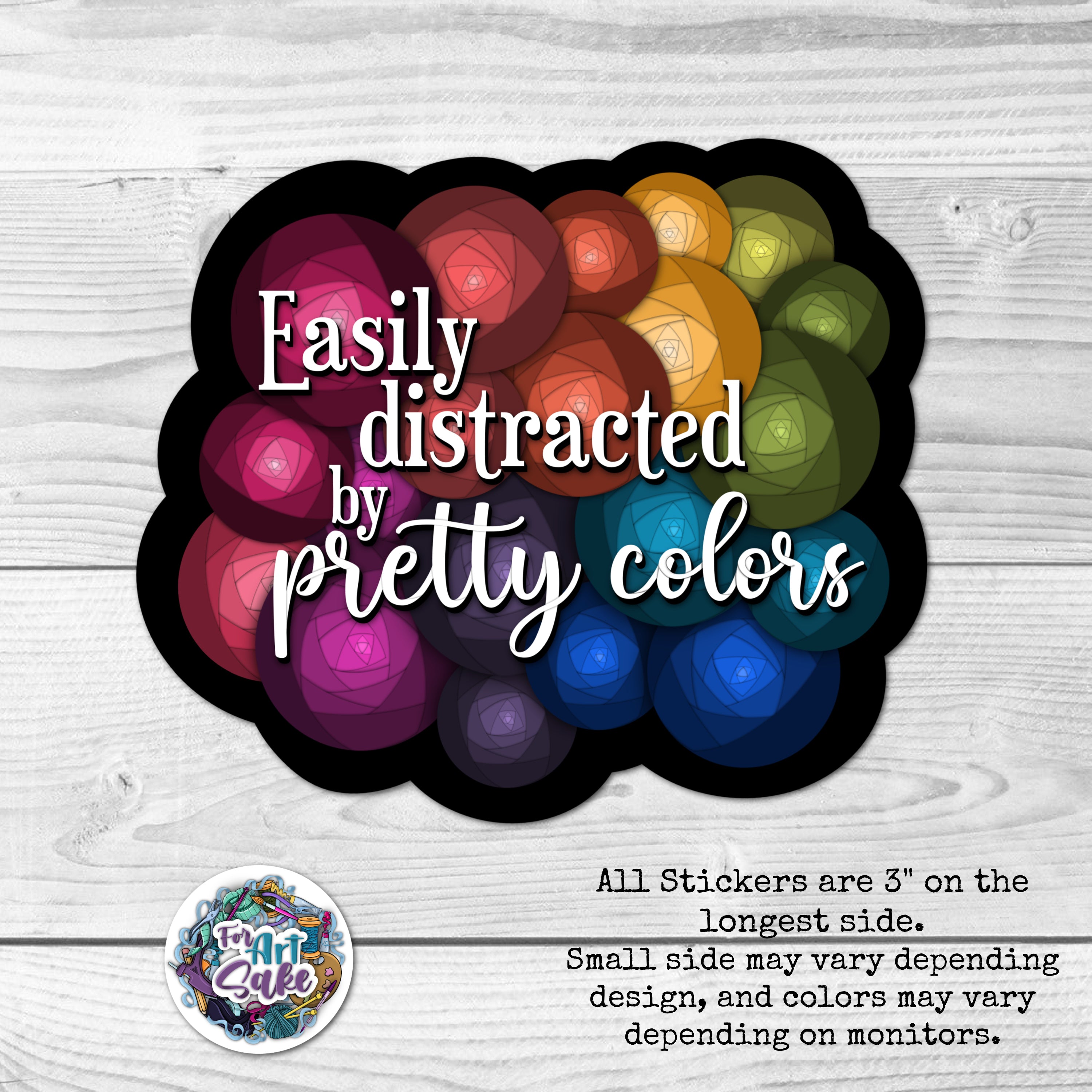 Easily Distracted- Sticker