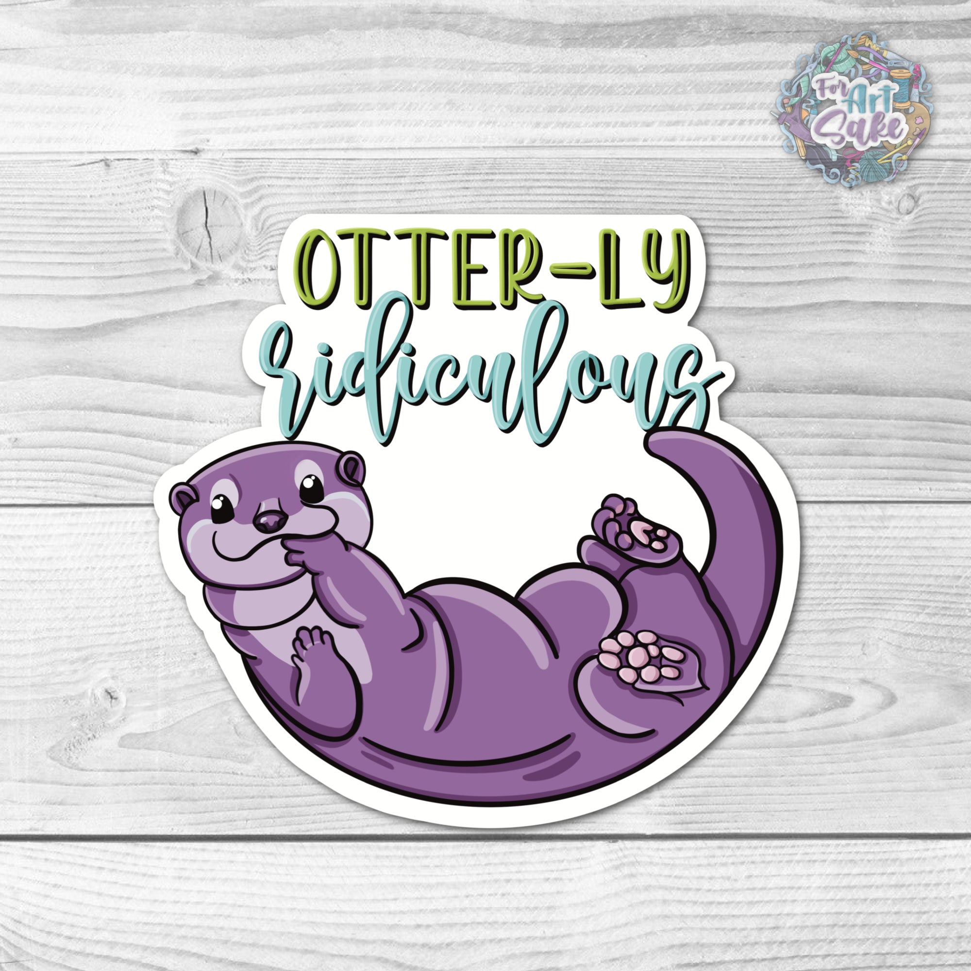 Otter-ly Ridiculous!  Cute Otter Pun