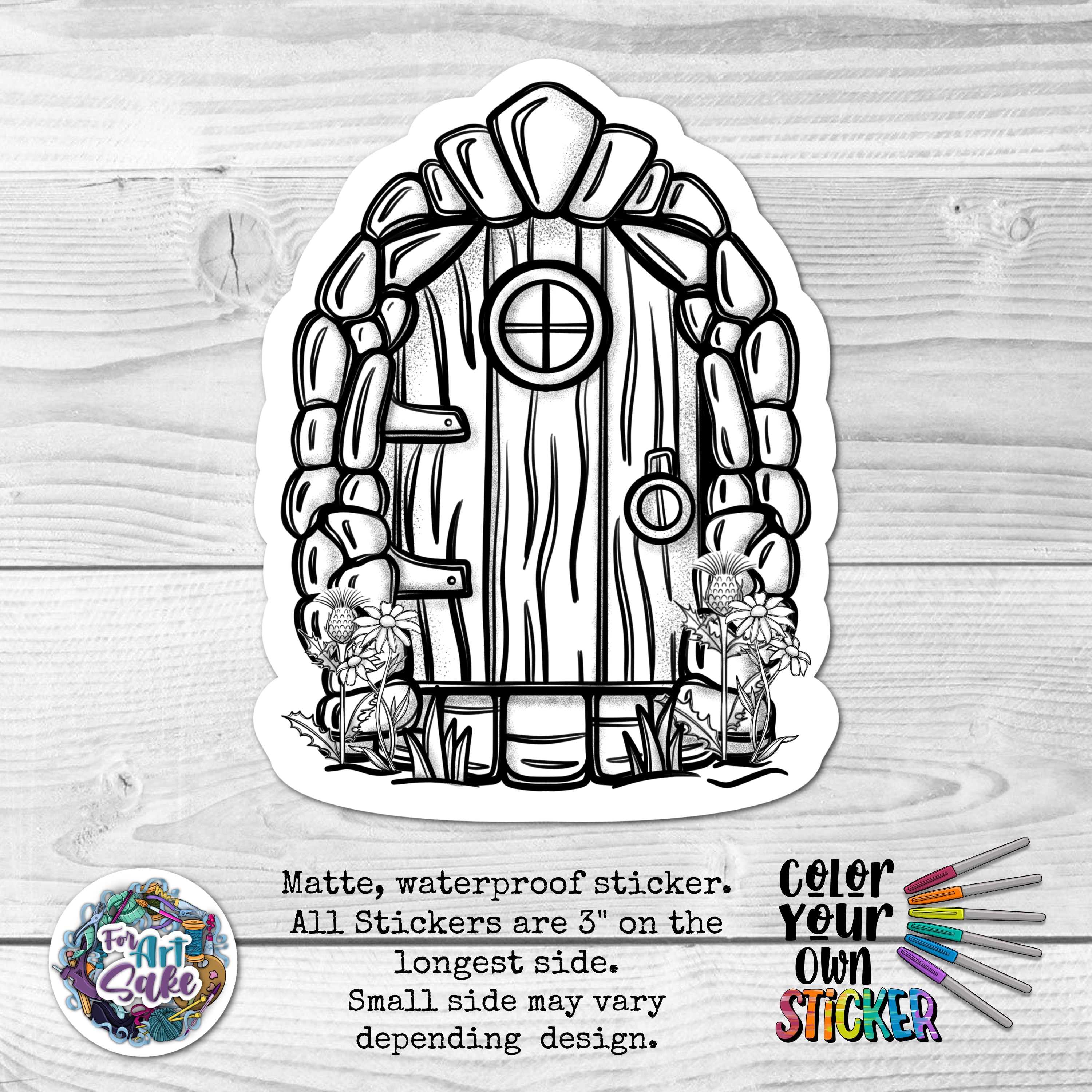 Fairy Door CYO Sticker
