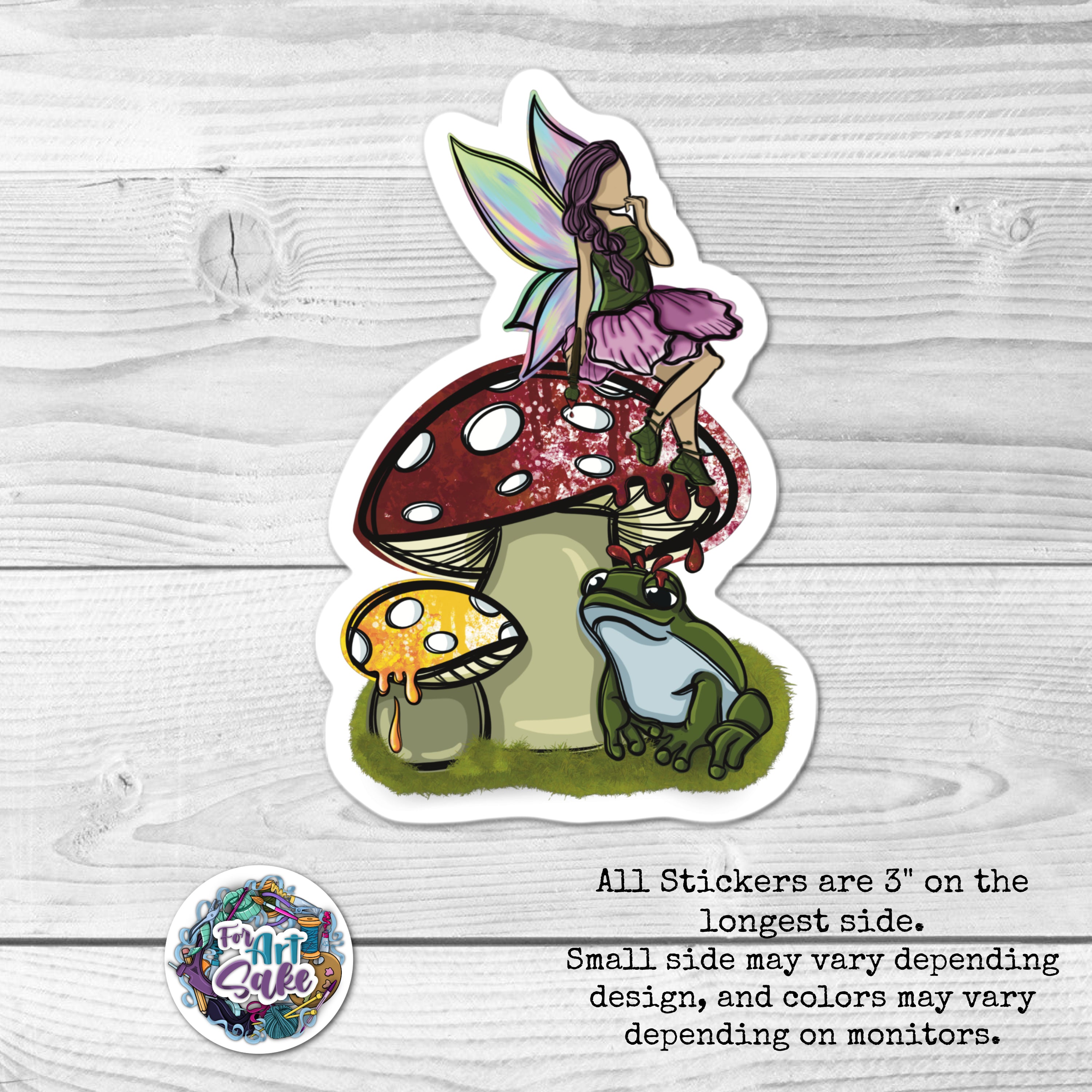 The Fairy & the Frog- Sticker