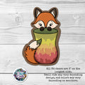 Fox Vase Sticker