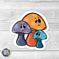 Friendly Fungi- Mushroom Sticker