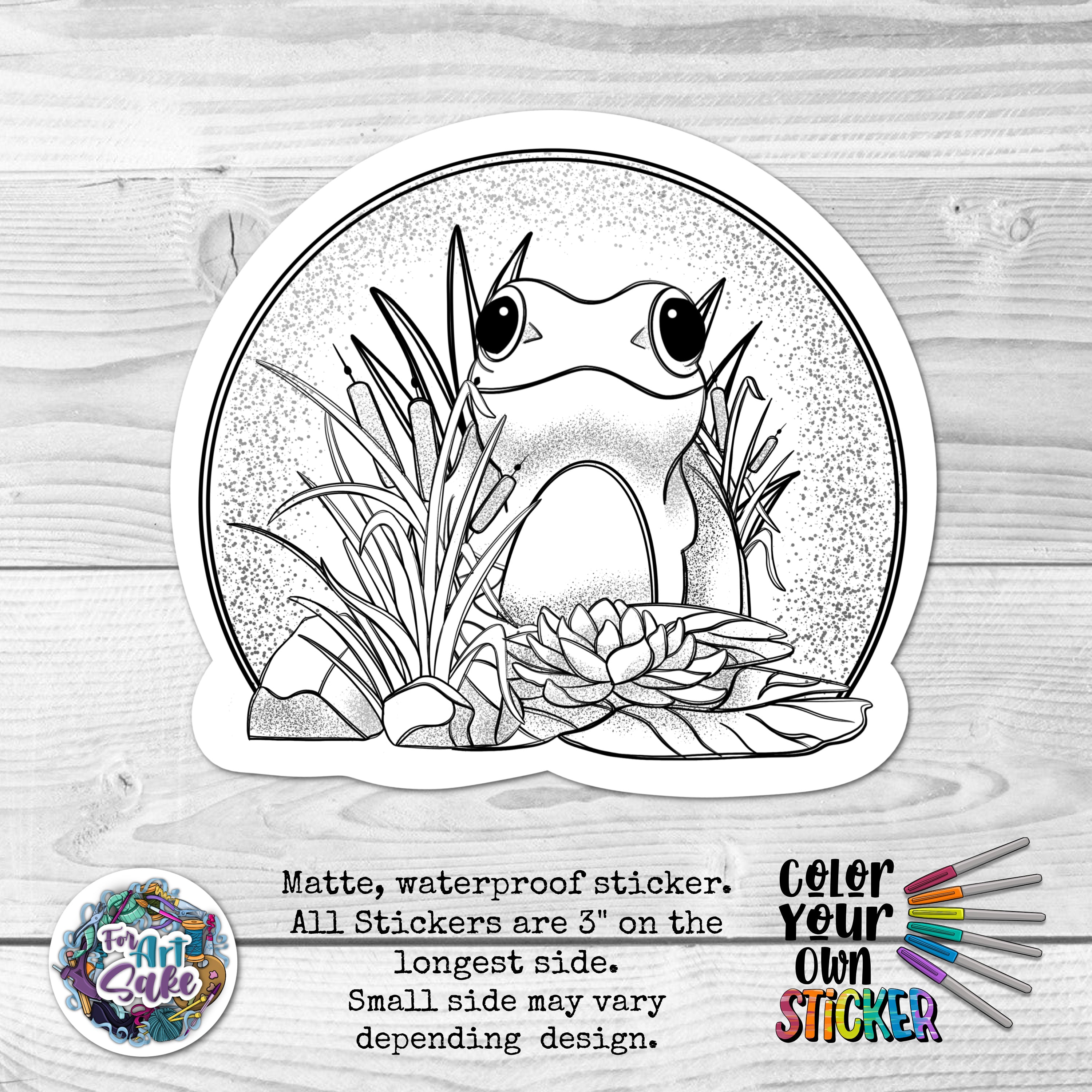 Frog CYO Sticker