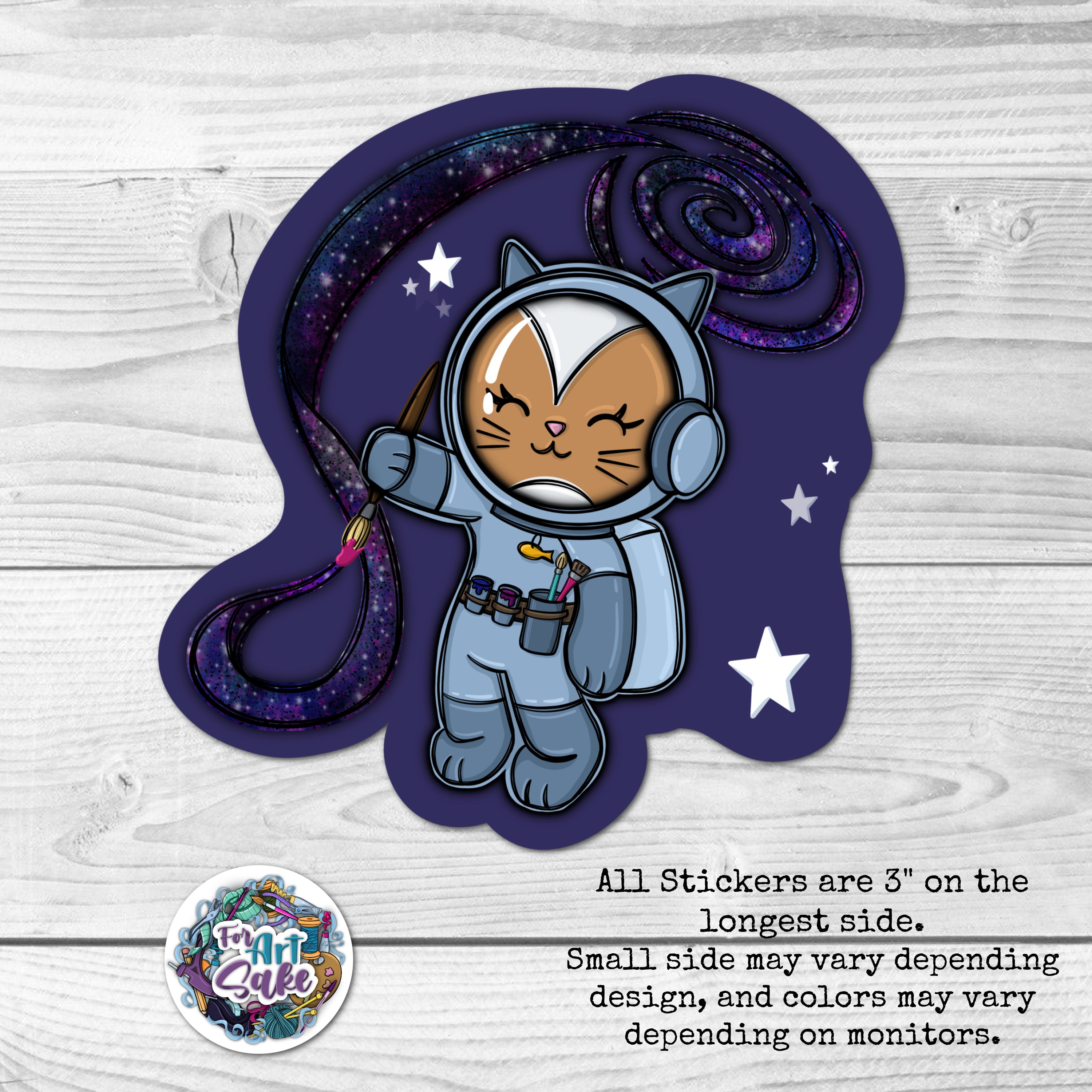 Galaxy Kitty Sticker