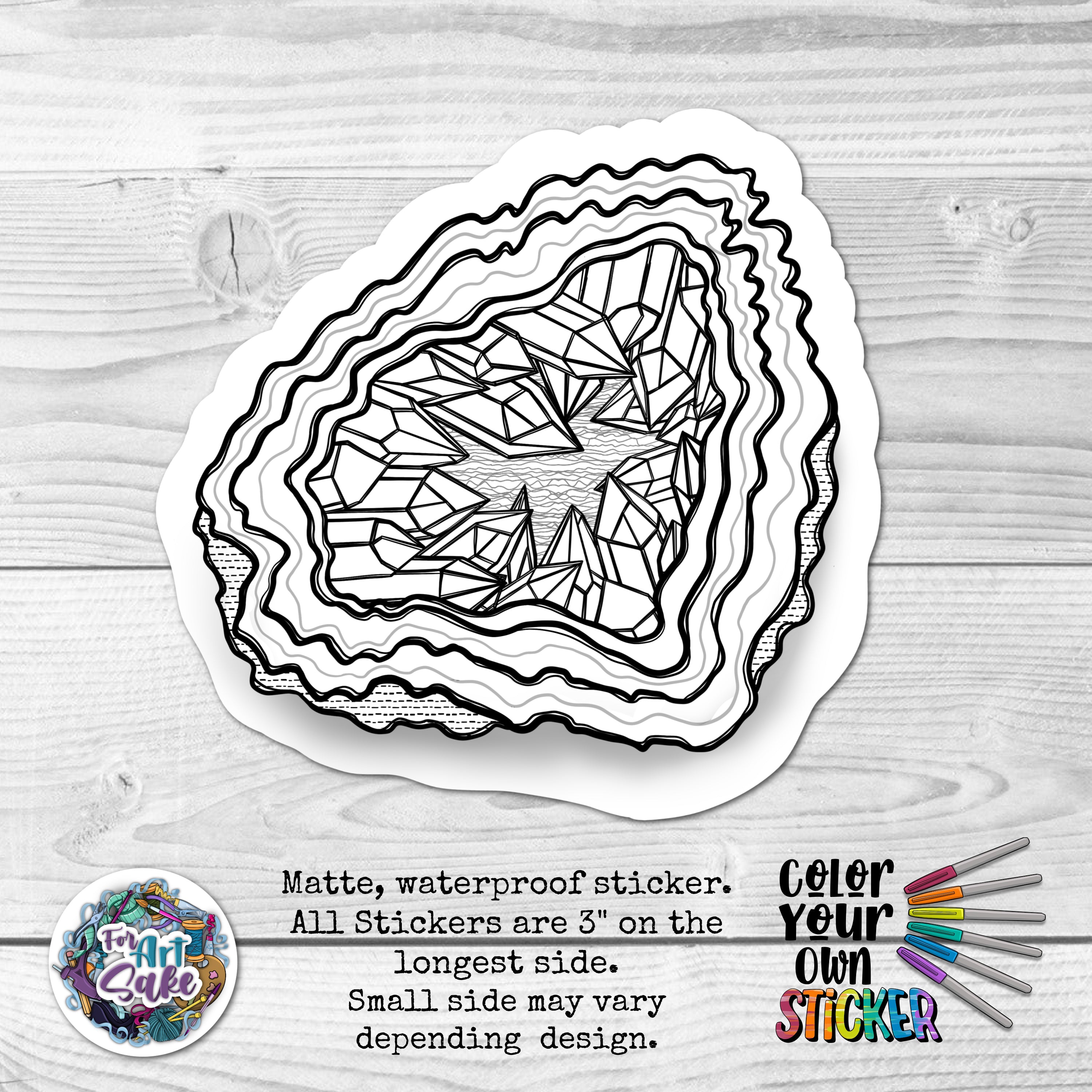 Geode Crystal CYO Sticker
