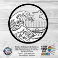 The Great Wave CYO Sticker