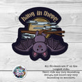Hang in There: Bat Sticker