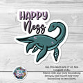 Happy Ness- Cryptid Sticker