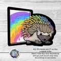Hedgehog Art Sticker