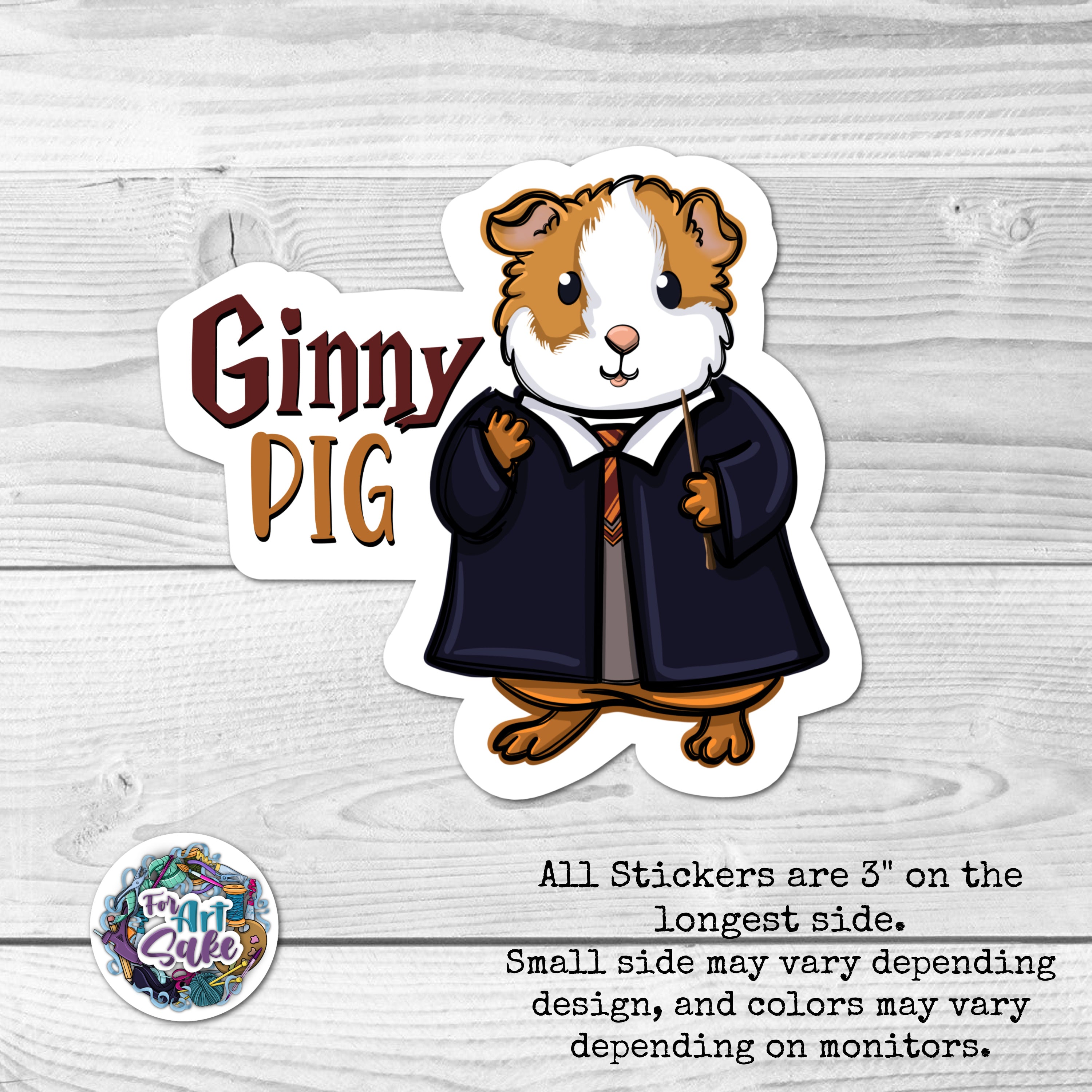 Ginny Pig- Wizard Pun Series