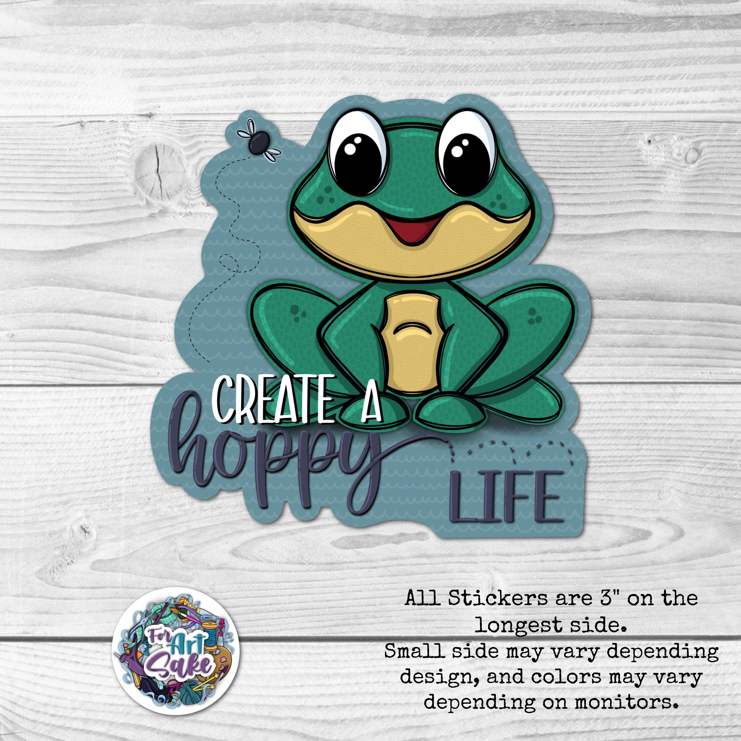 Create a Hoppy Life- Sticker