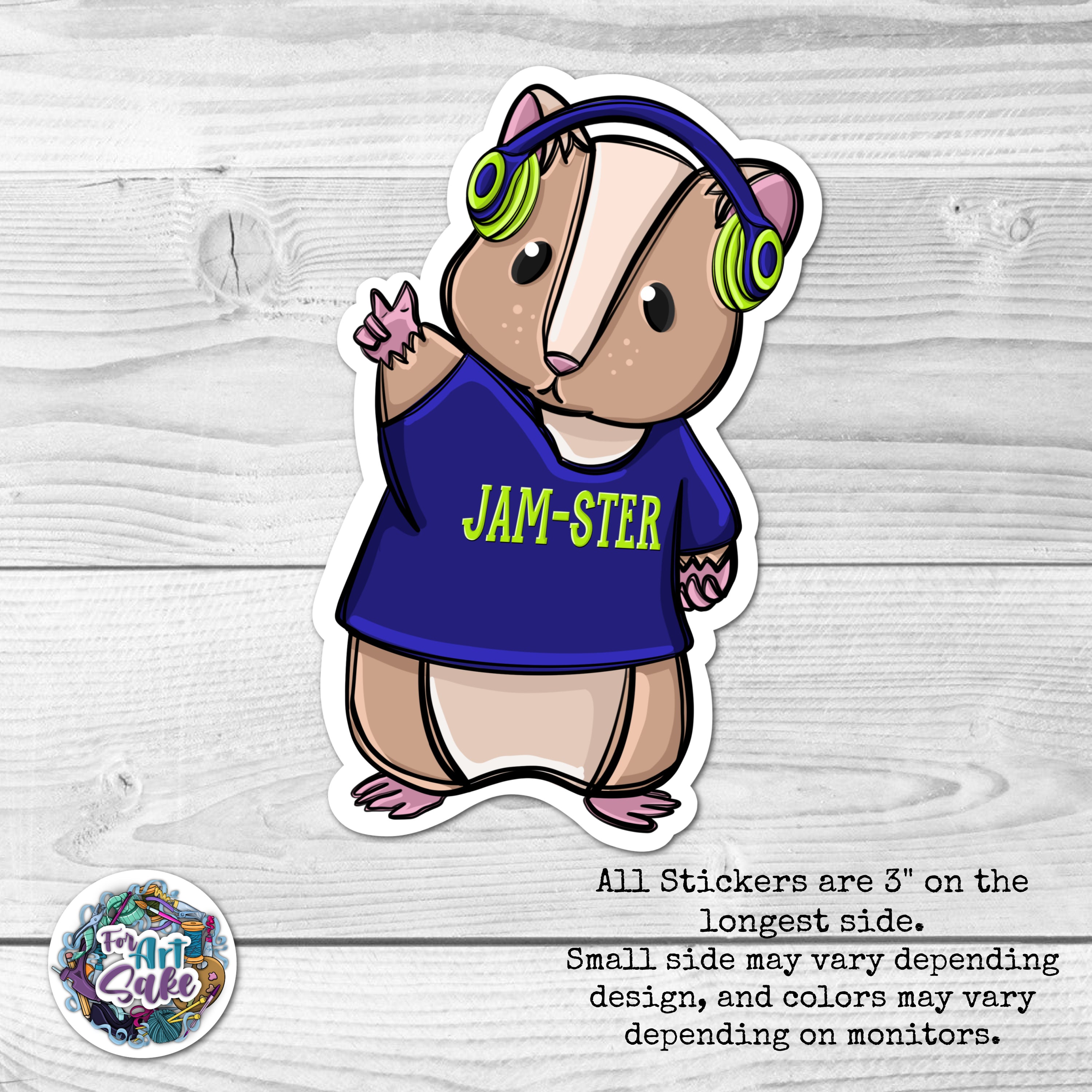 Jamster Hamster Sticker