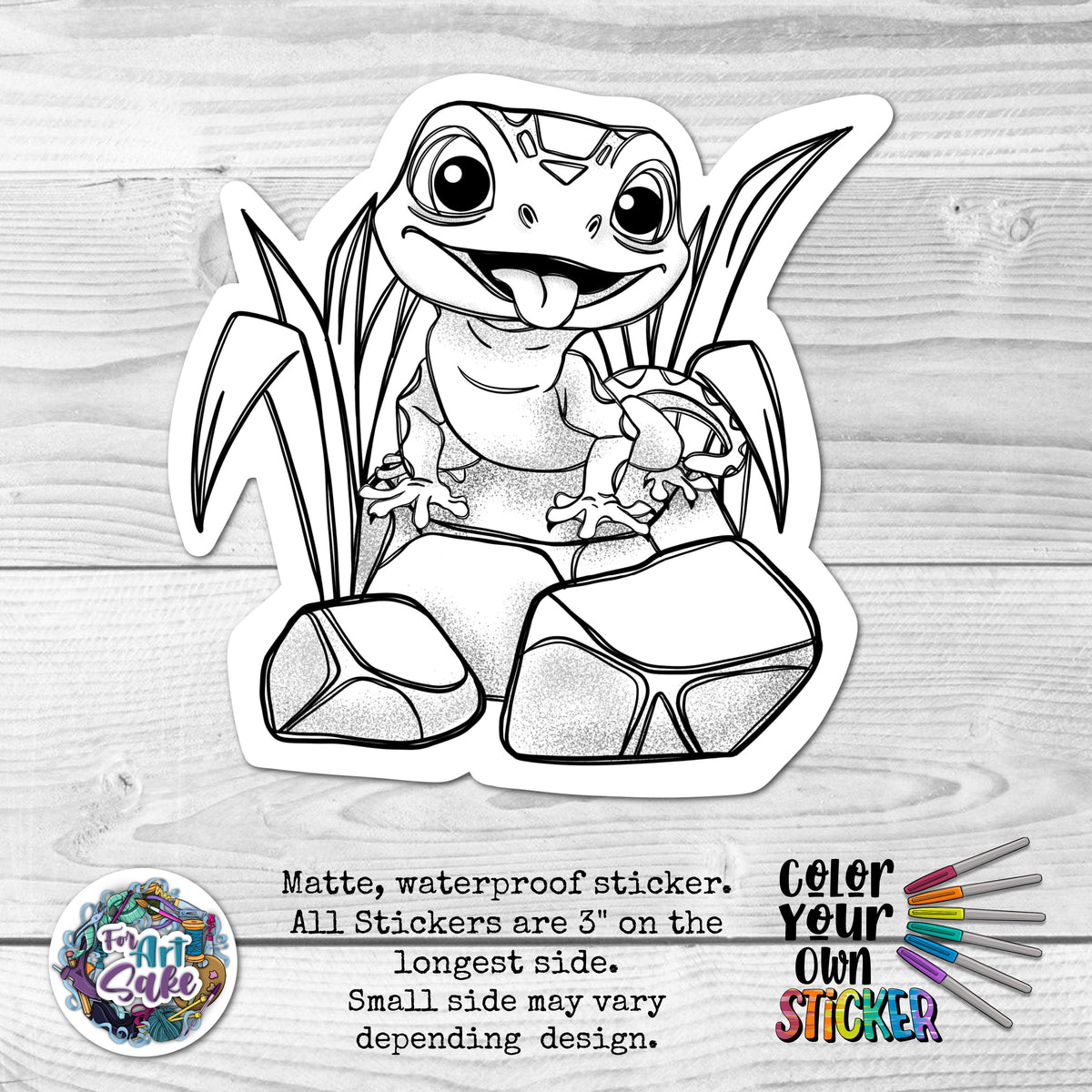 Lizard CYO Sticker