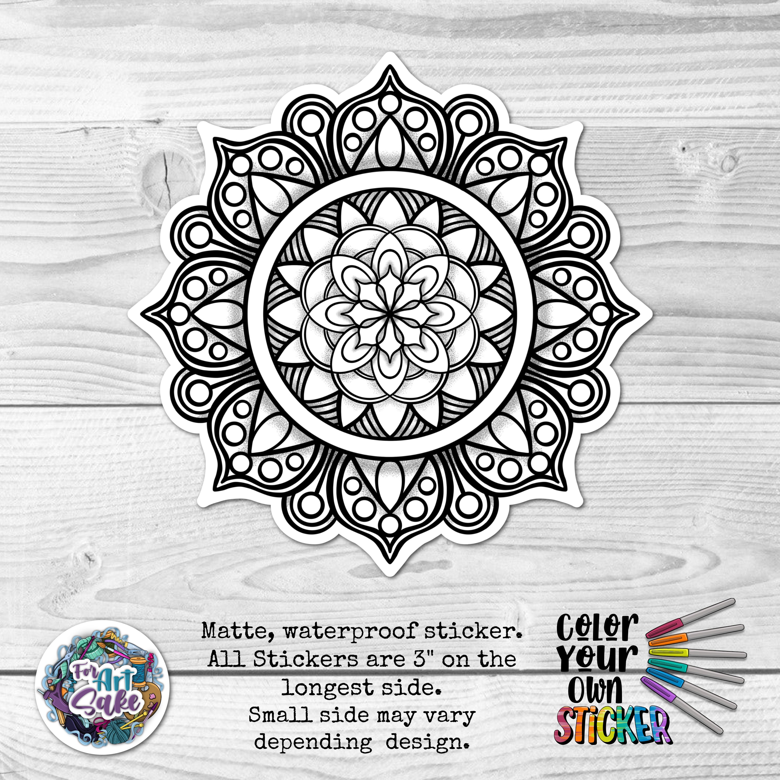 Mandala CYO Sticker