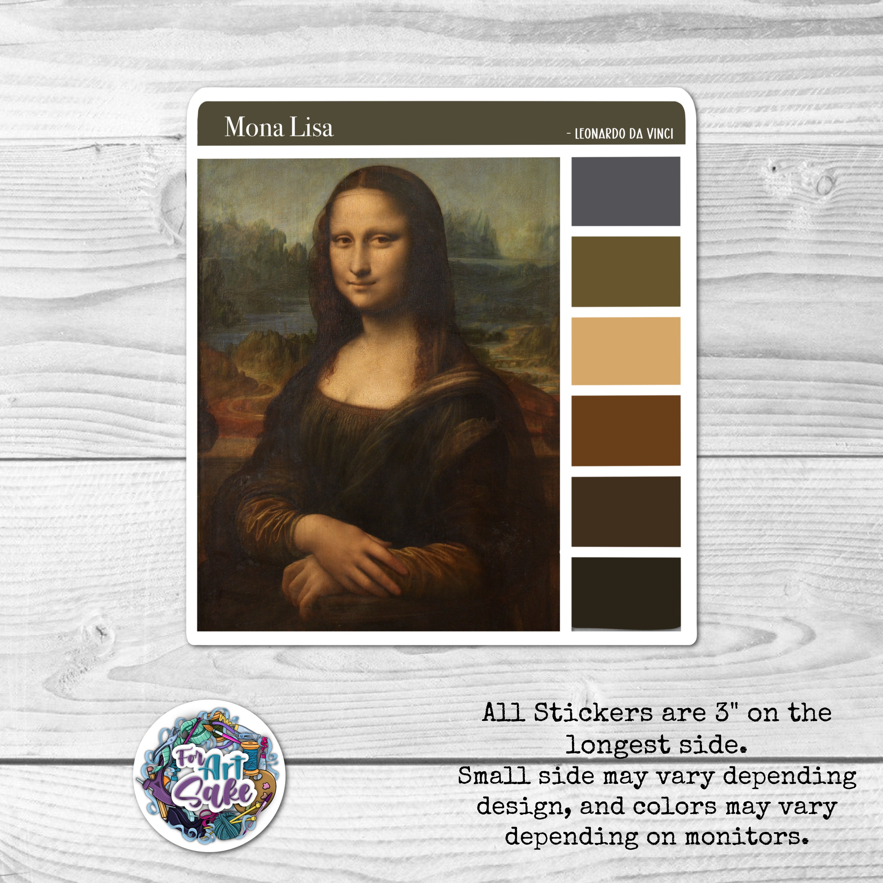 Mona Lisa: Color Pallet