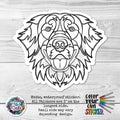 Dog Mosaic CYO Sticker