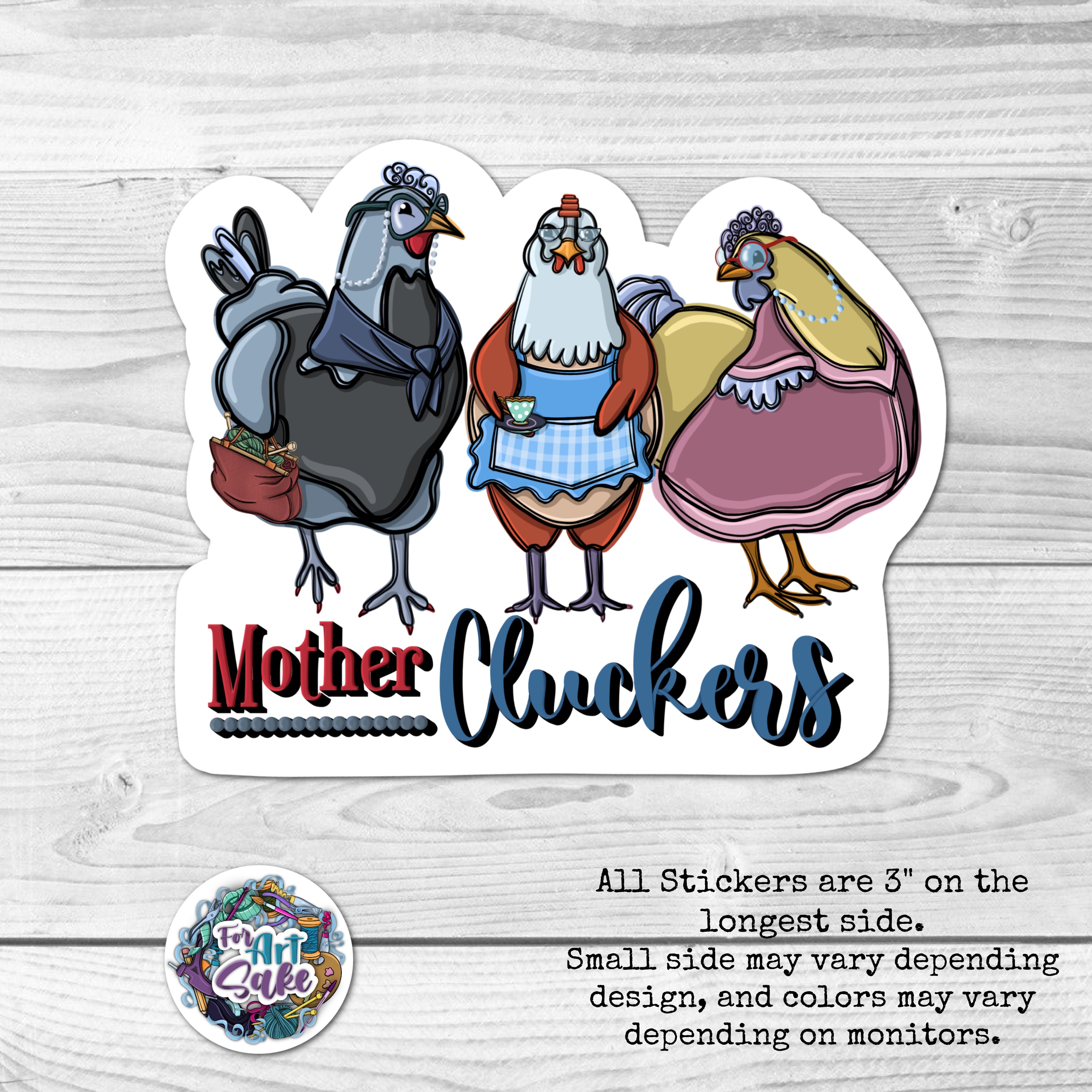 Mother Cluckers- Sticker