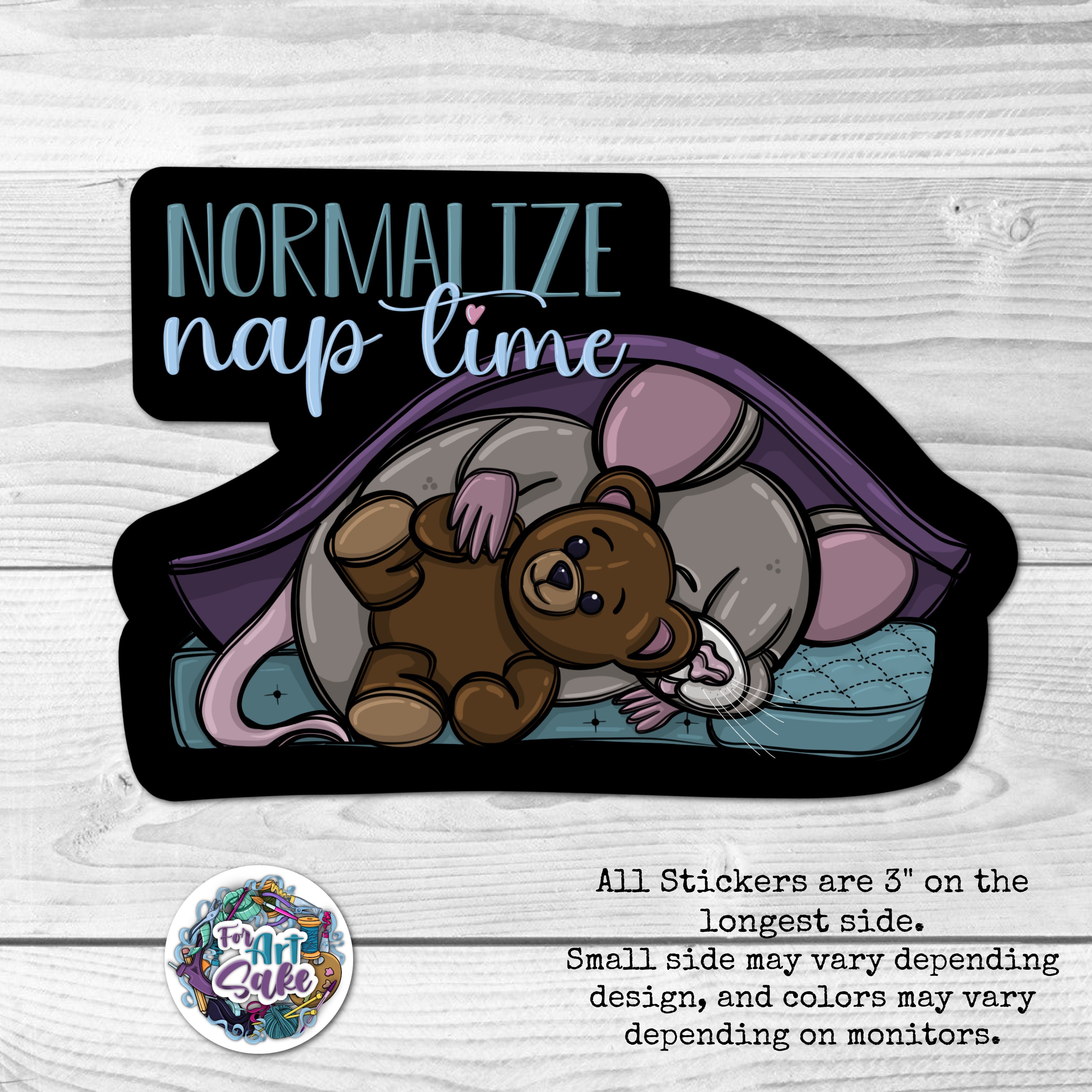 Normalize Nap Time Sticker