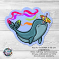 Narwhal Nose Sticker