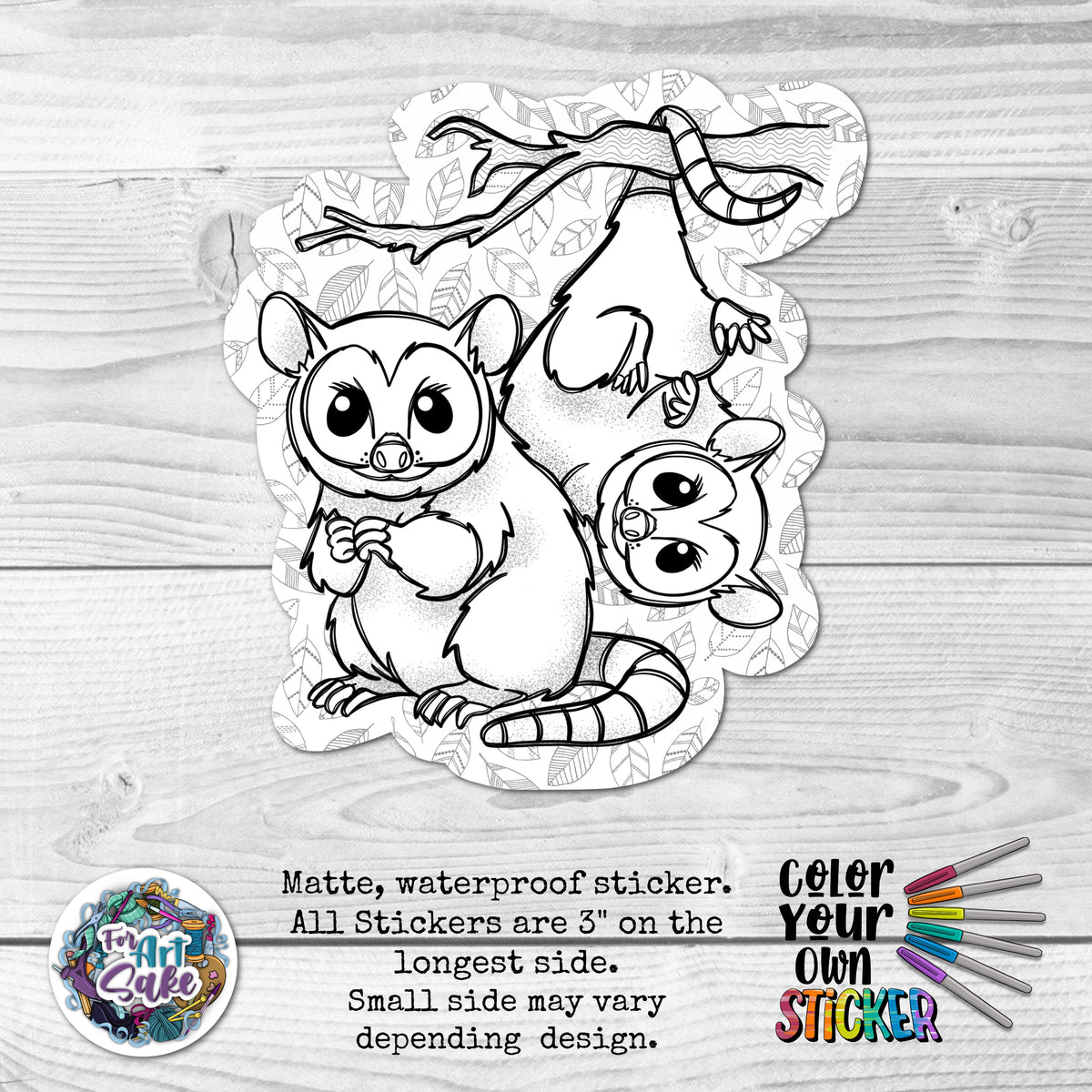 Opossums CYO Sticker